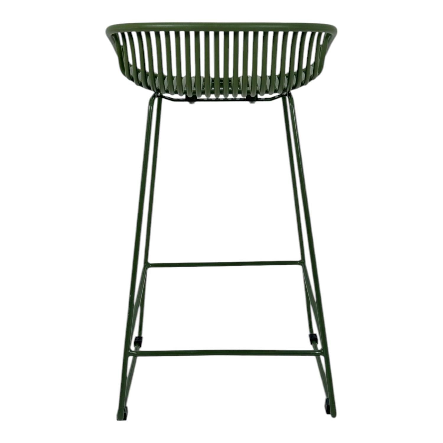 Silla Para Barra Auri Verde 45X43X77