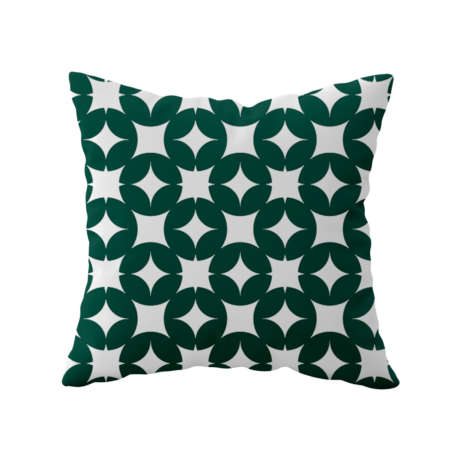 Cojín 45X45 Verde Lux Estampado