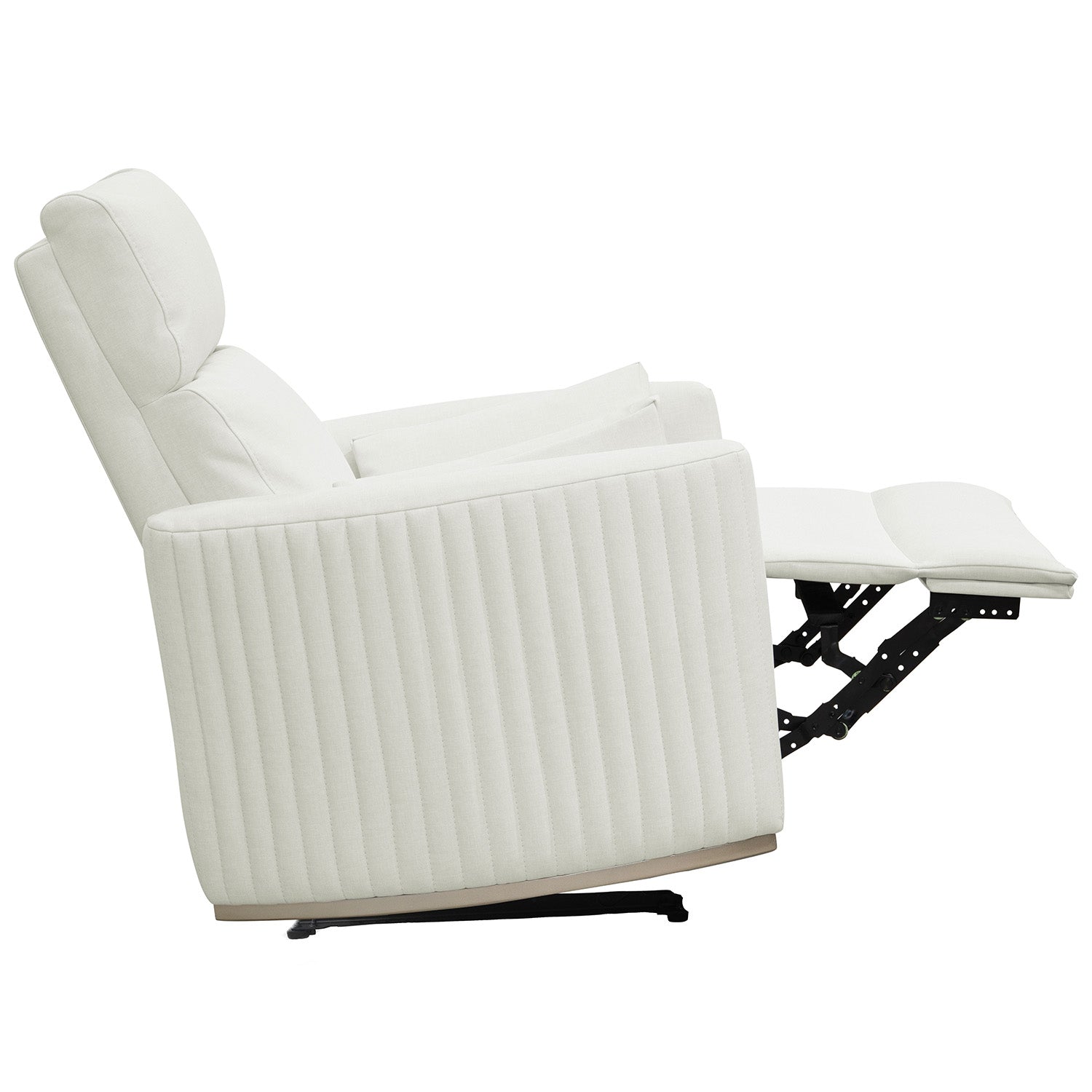 Sillón Reclinable Minoti Eurolino Blanco Puro, Champaña