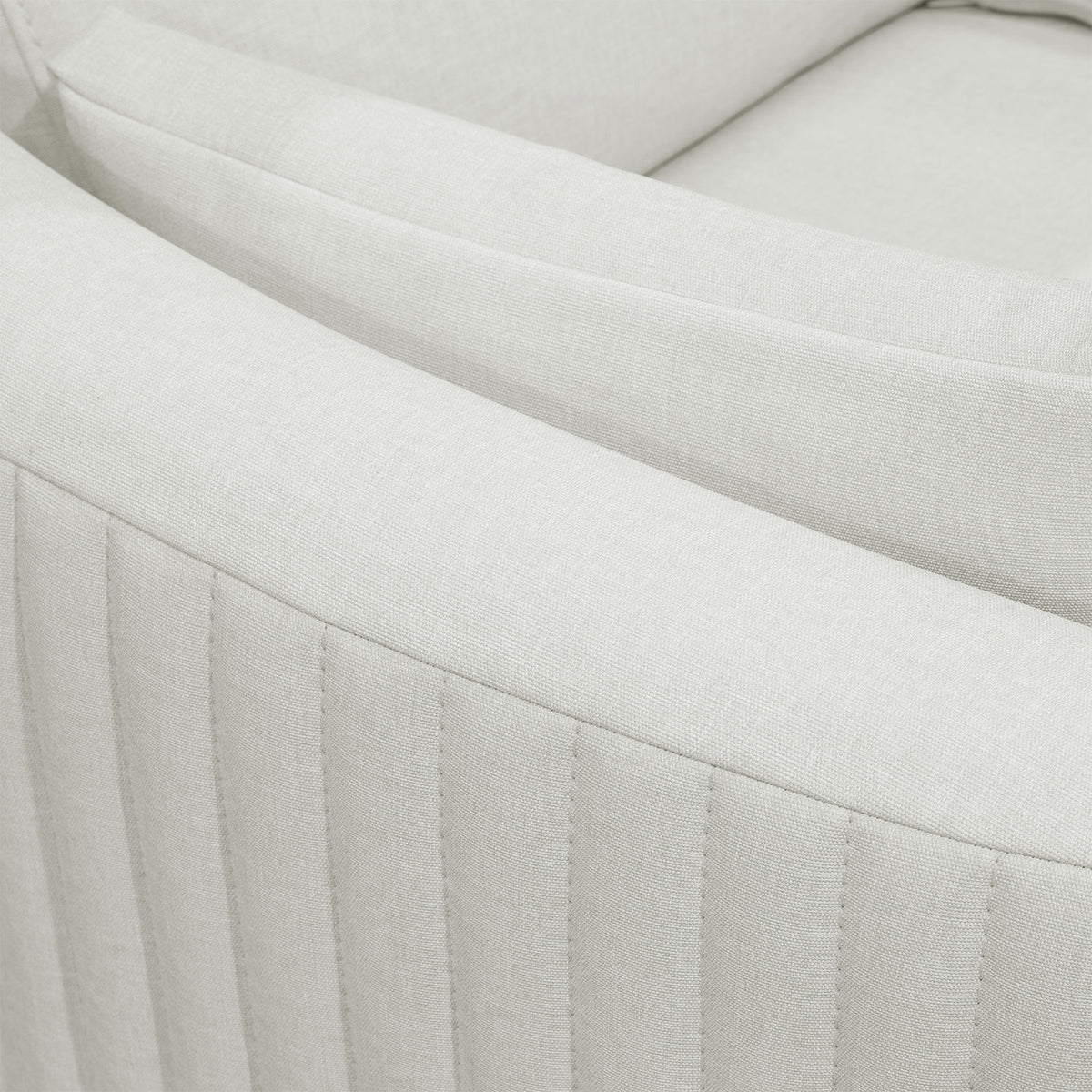Sillón Reclinable Minoti Eurolino Blanco Puro, Champaña