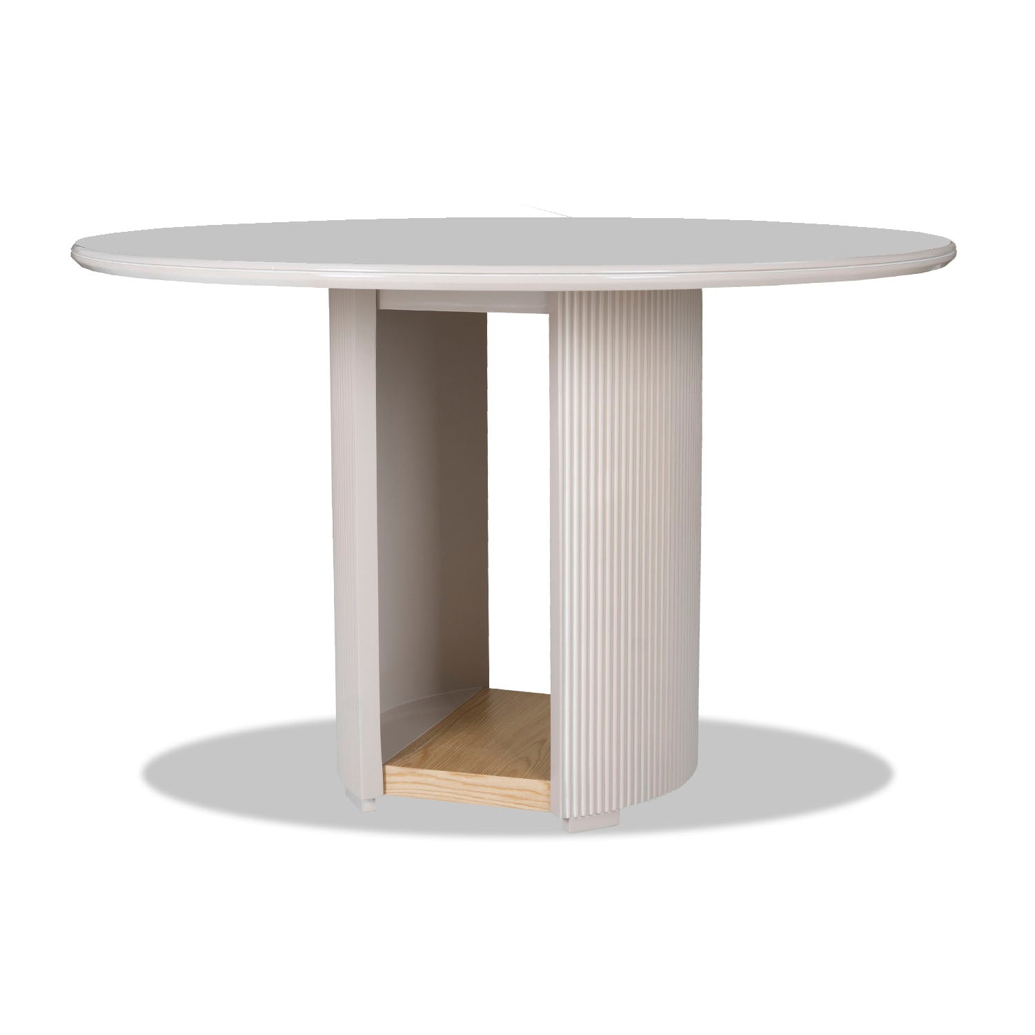 Comedor 4 Puestos Ginebra Velvet Serena Taupe, Natural