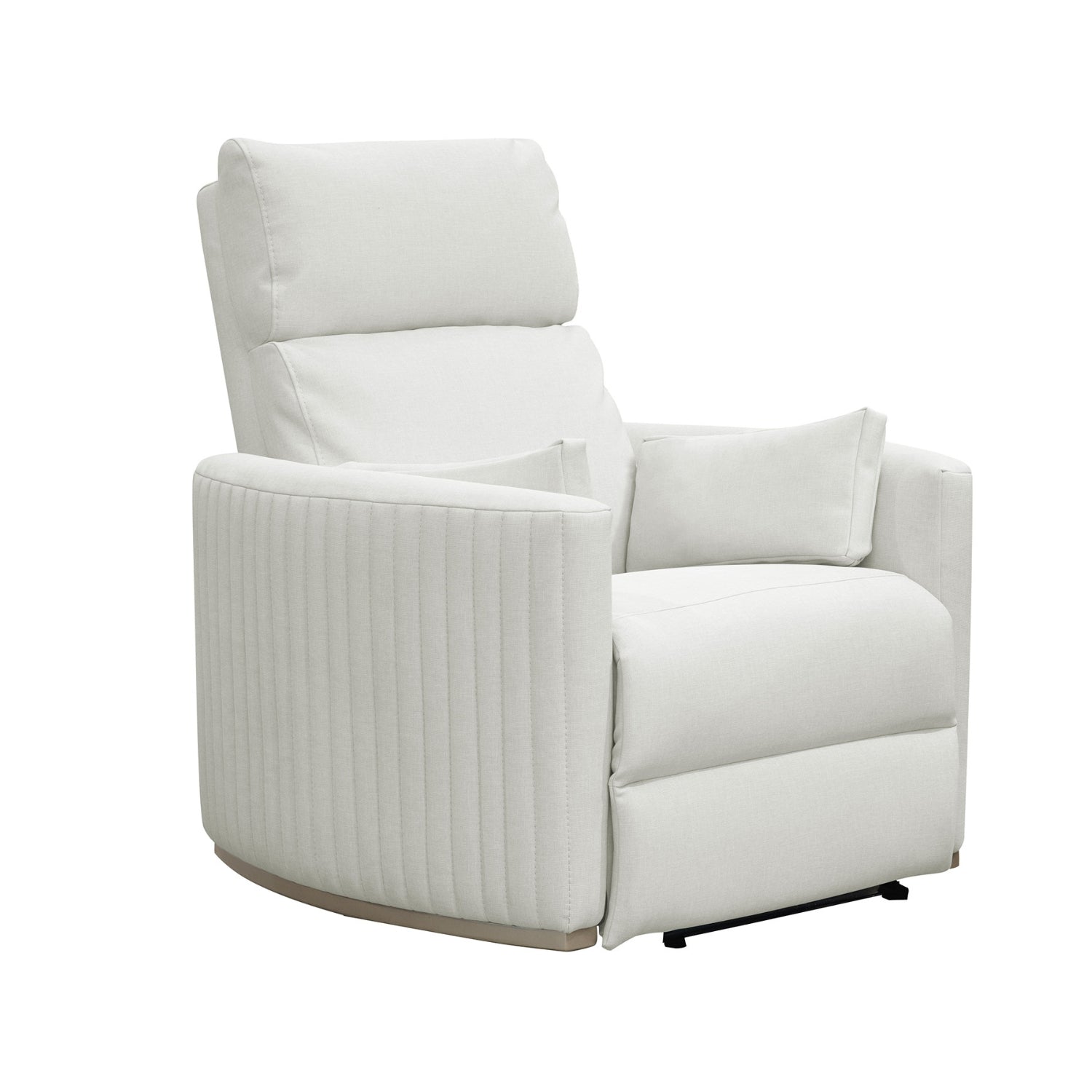 Sillón Reclinable Minoti Eurolino Blanco Puro, Champaña