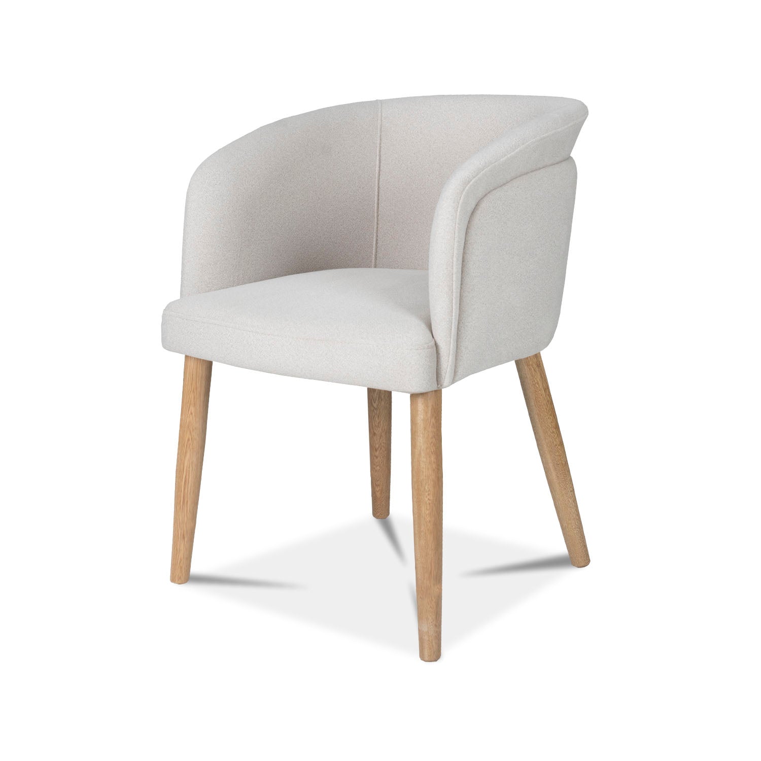 Comedor 6 Puestos Ginebra Velvet Serena Taupe, Natural