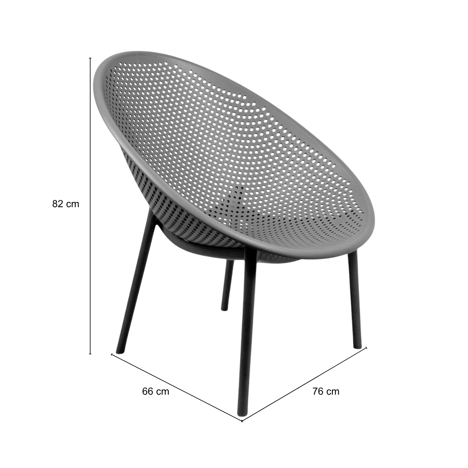 Silla Exterior Nala Verde 76X66X82