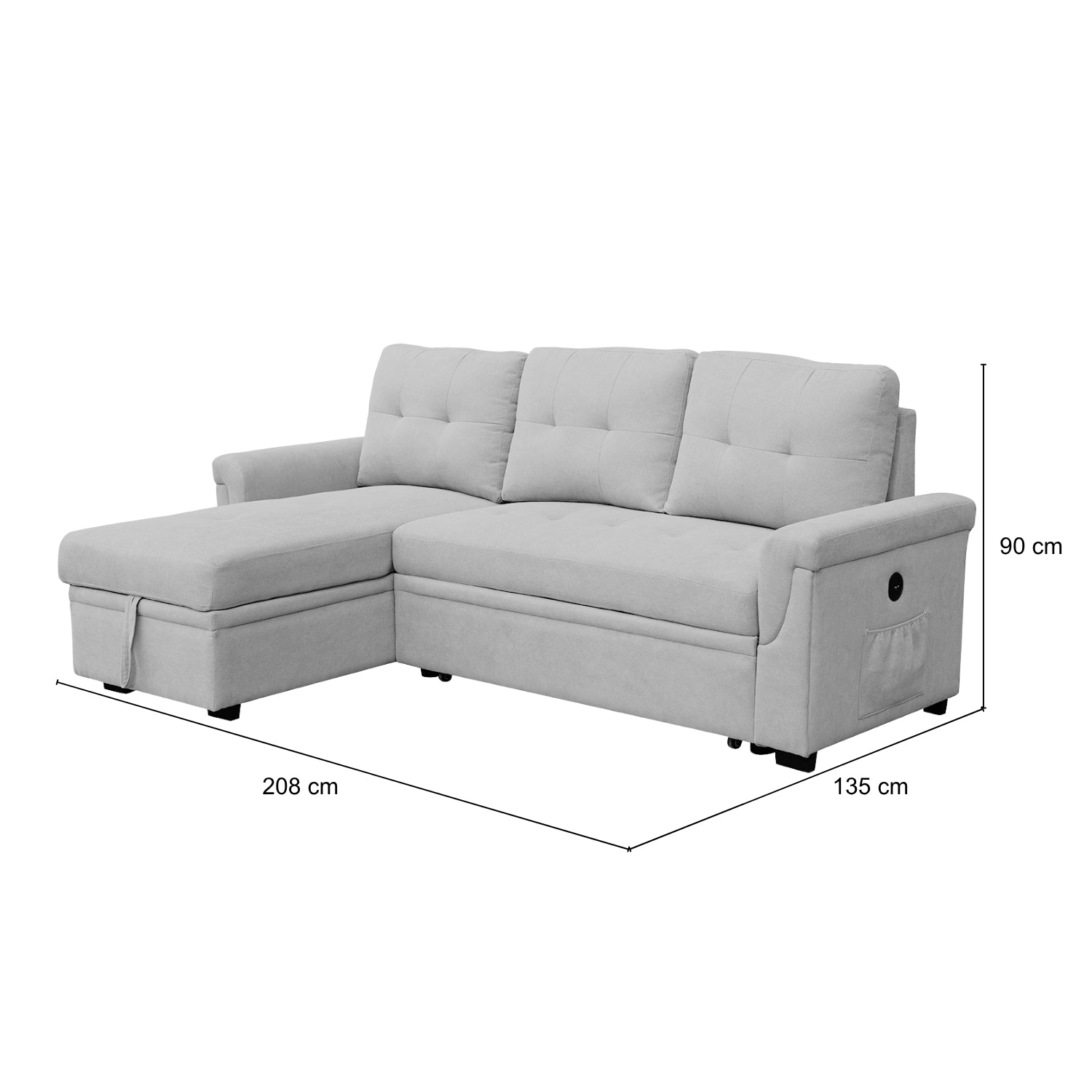 Sala Cama Barcelona Lino Beige