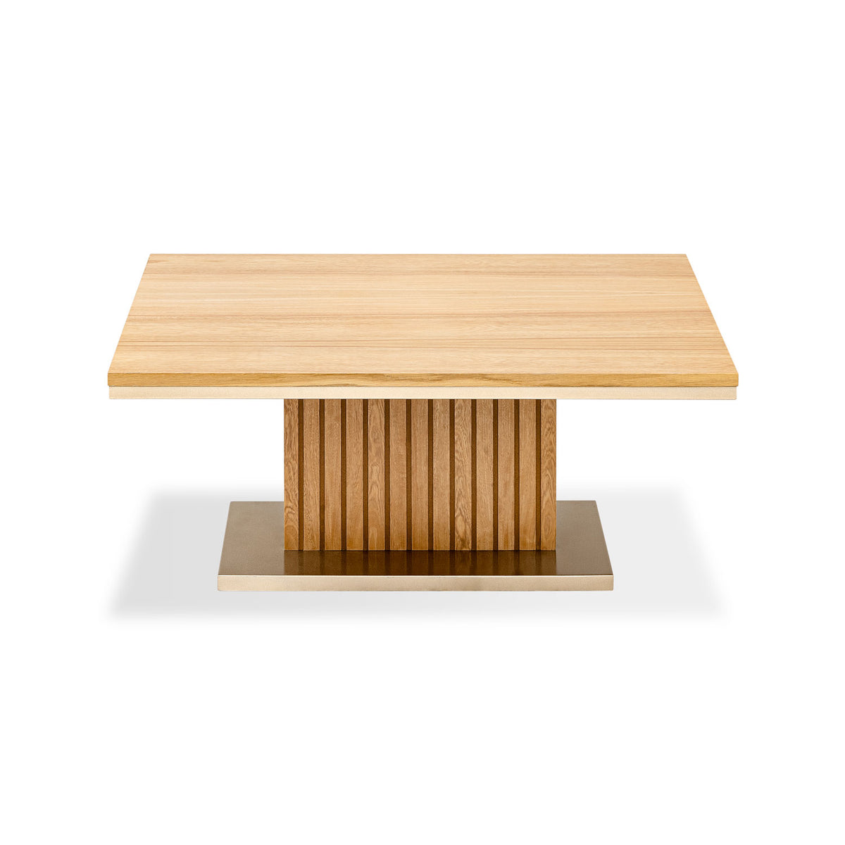 Mesa De Centro Berlin 40X90X60 Natural, Champaña