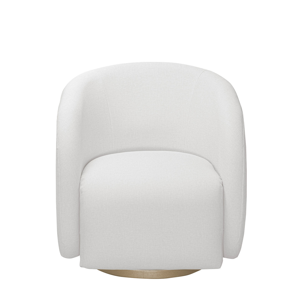 Poltrona Emilly Giratoria Eurolino Blanco Puro, Champaña
