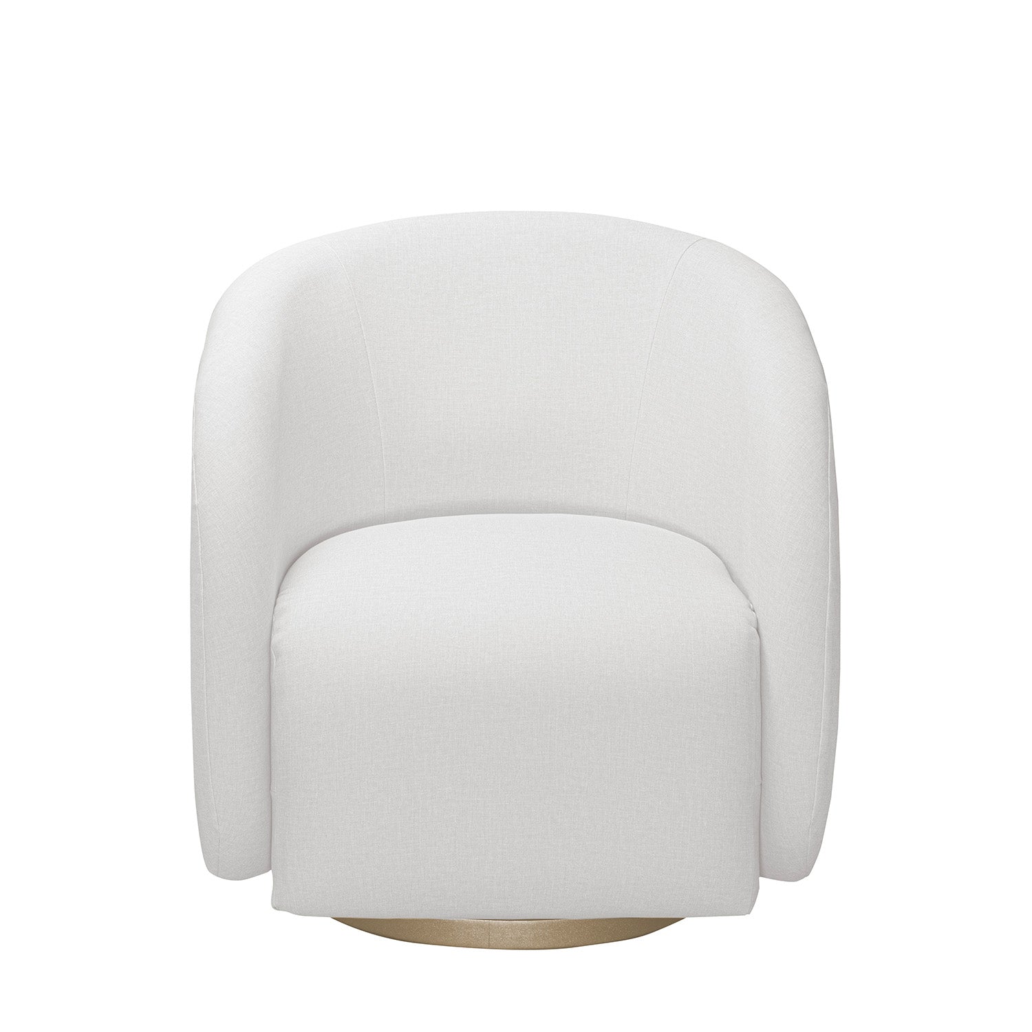 Poltrona Emilly Giratoria Eurolino Blanco Puro, Champaña