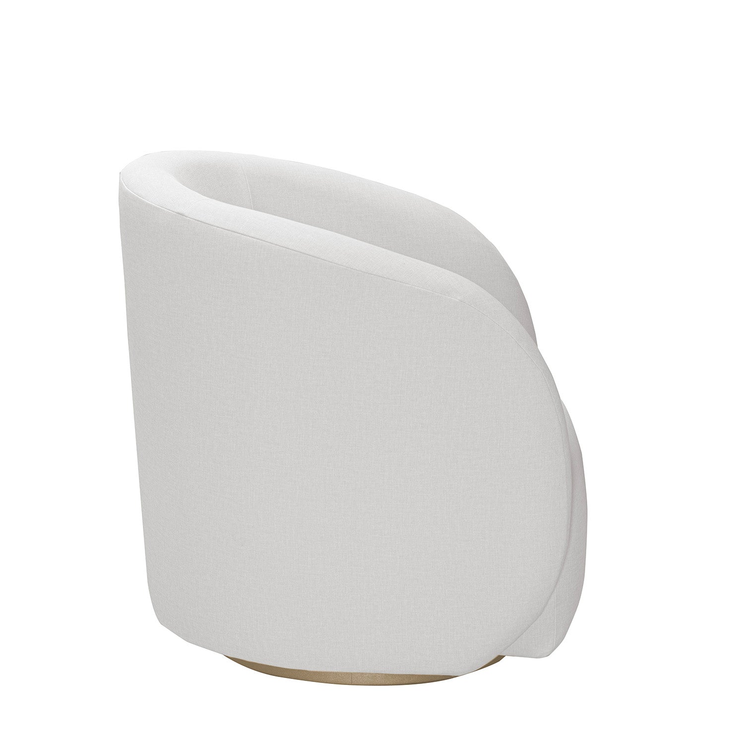 Poltrona Emilly Giratoria Eurolino Blanco Puro, Champaña