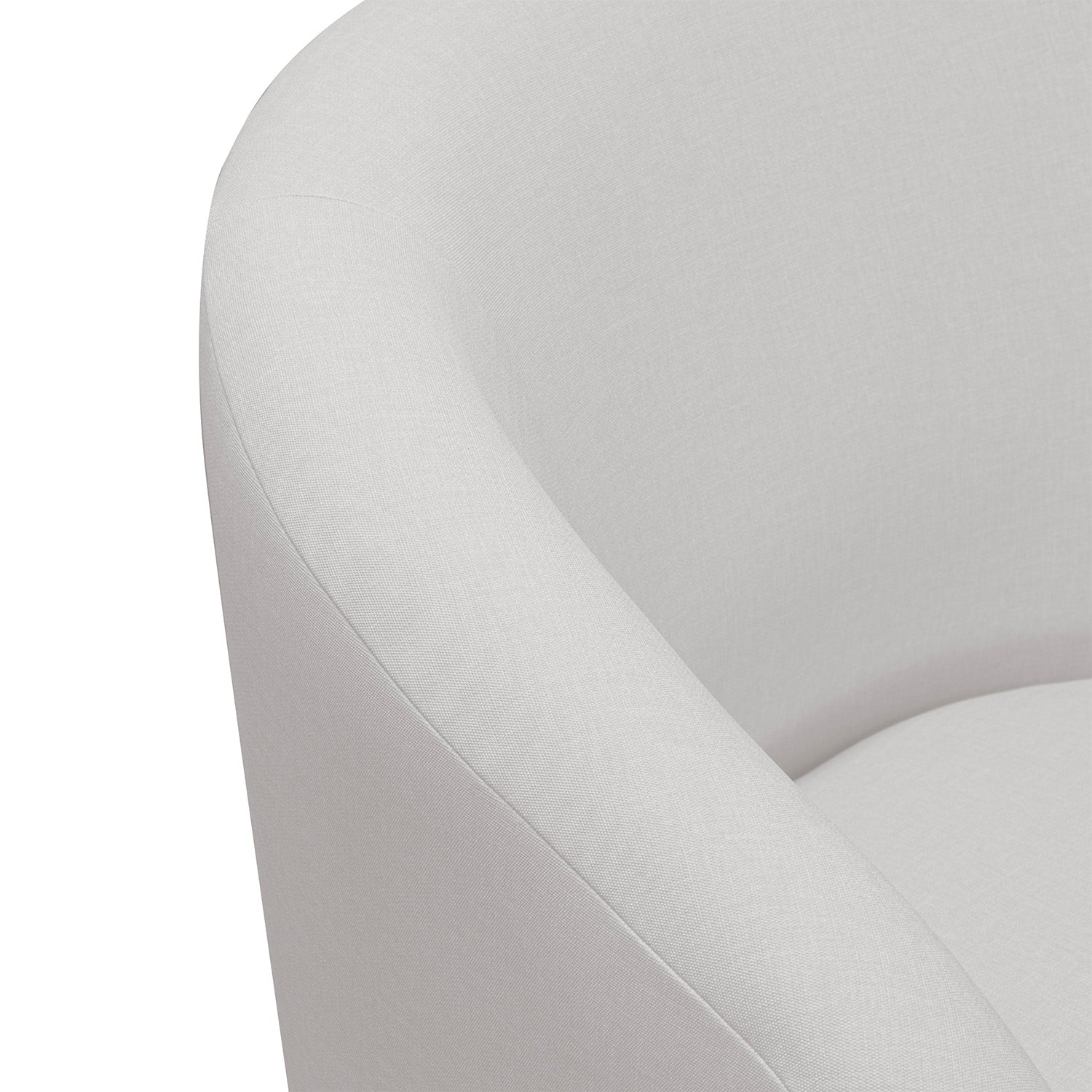 Poltrona Emilly Giratoria Eurolino Blanco Puro, Champaña