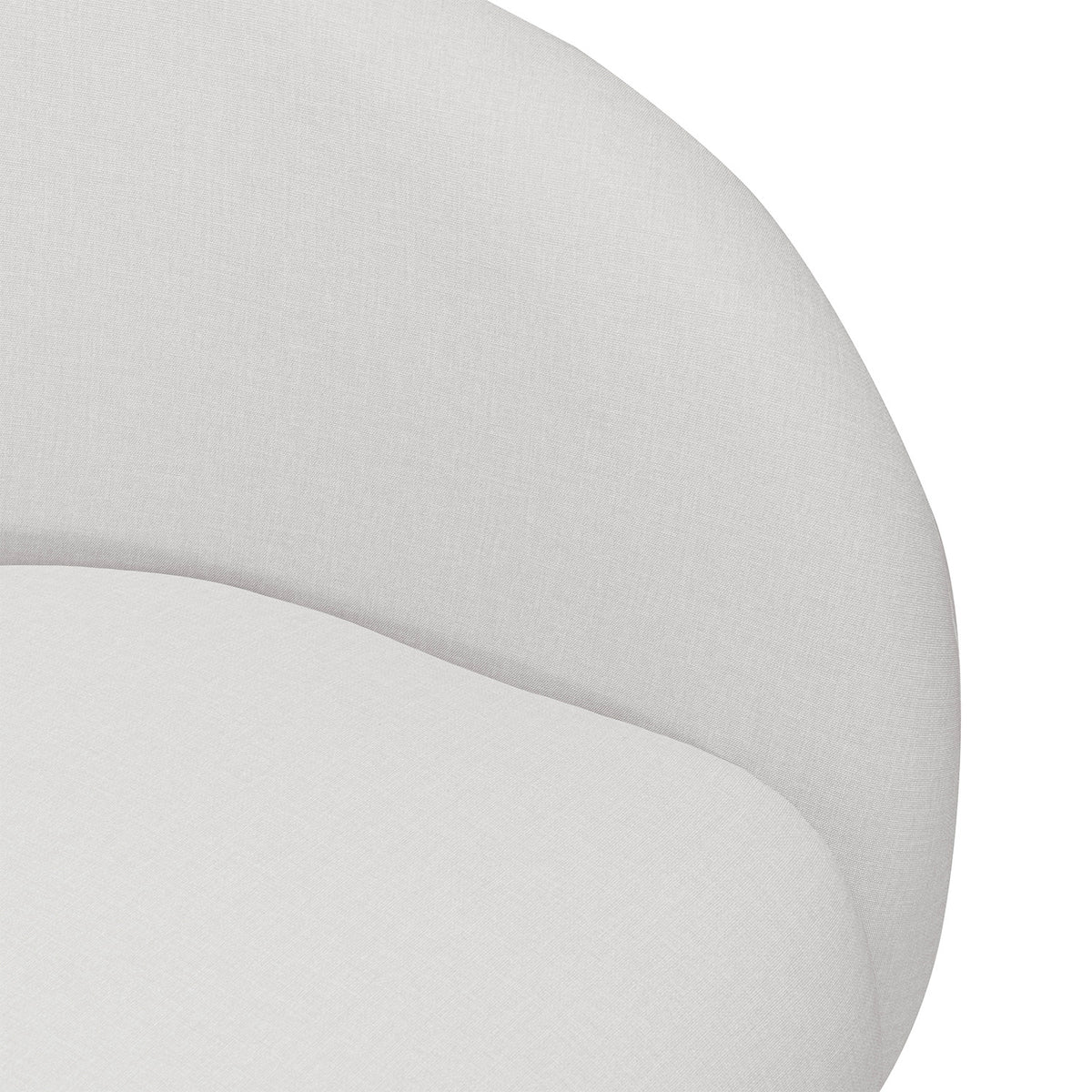 Poltrona Emilly Giratoria Eurolino Blanco Puro, Champaña