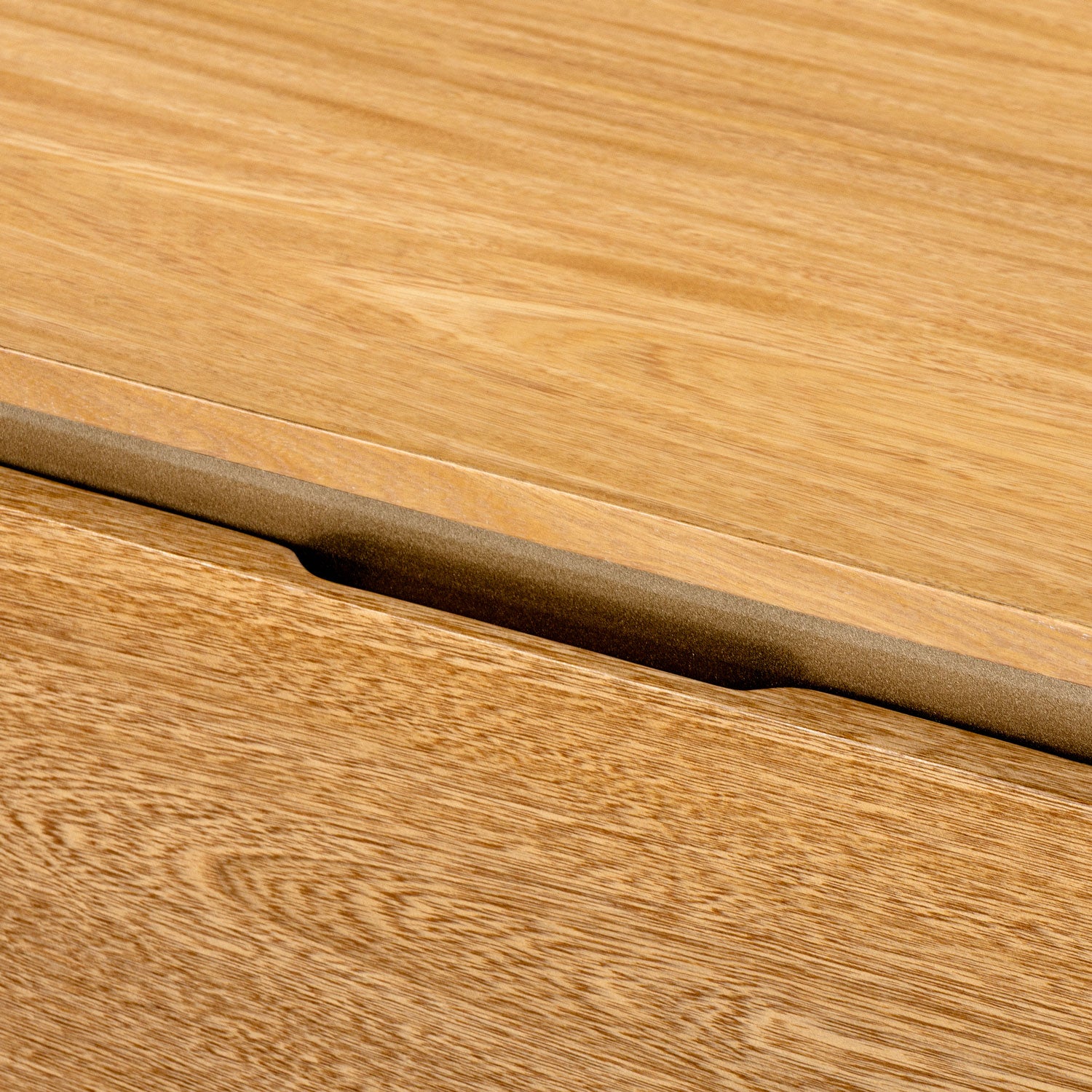 Mesa de Noche Sevilla Natural, Champaña 2 Gavetas