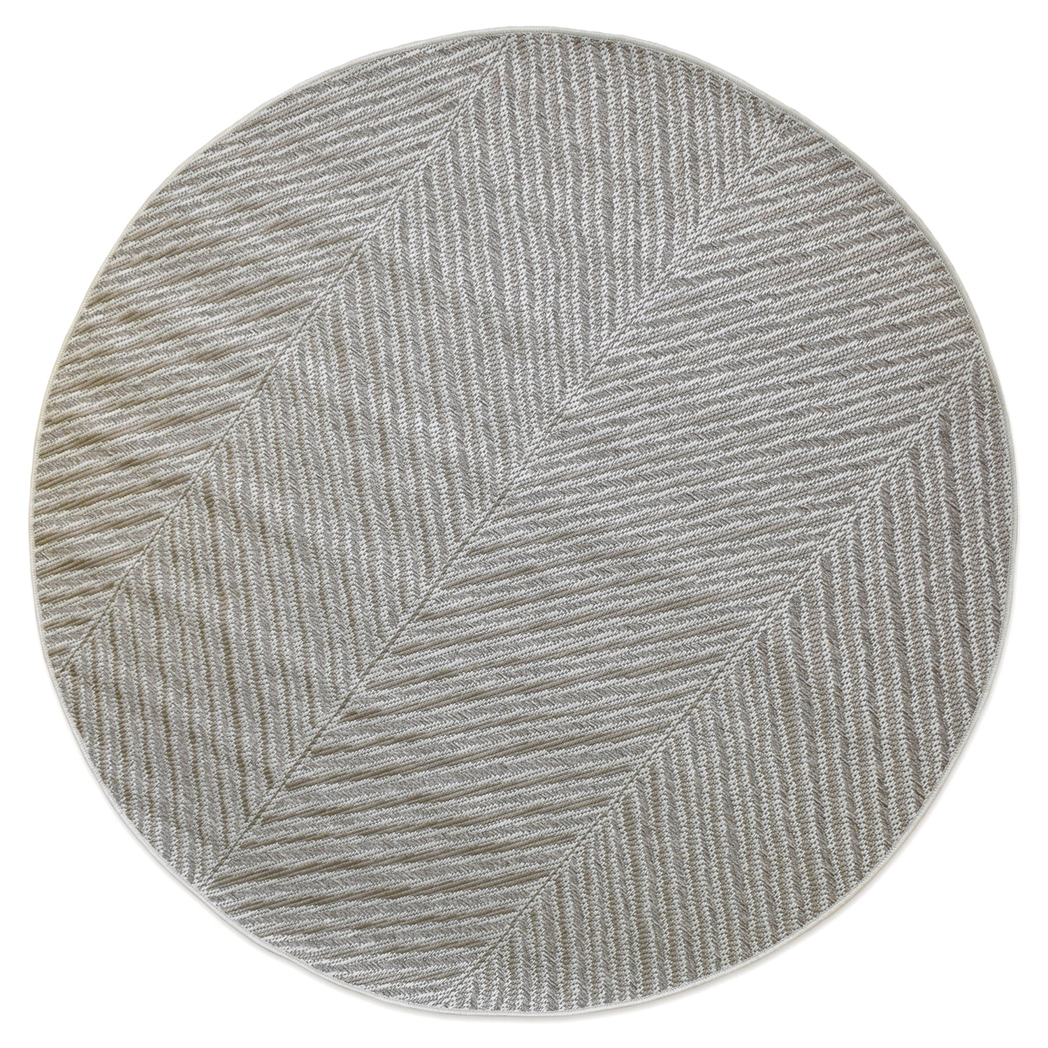 Alfombra 120X120 Condesa Jam 01 Natural