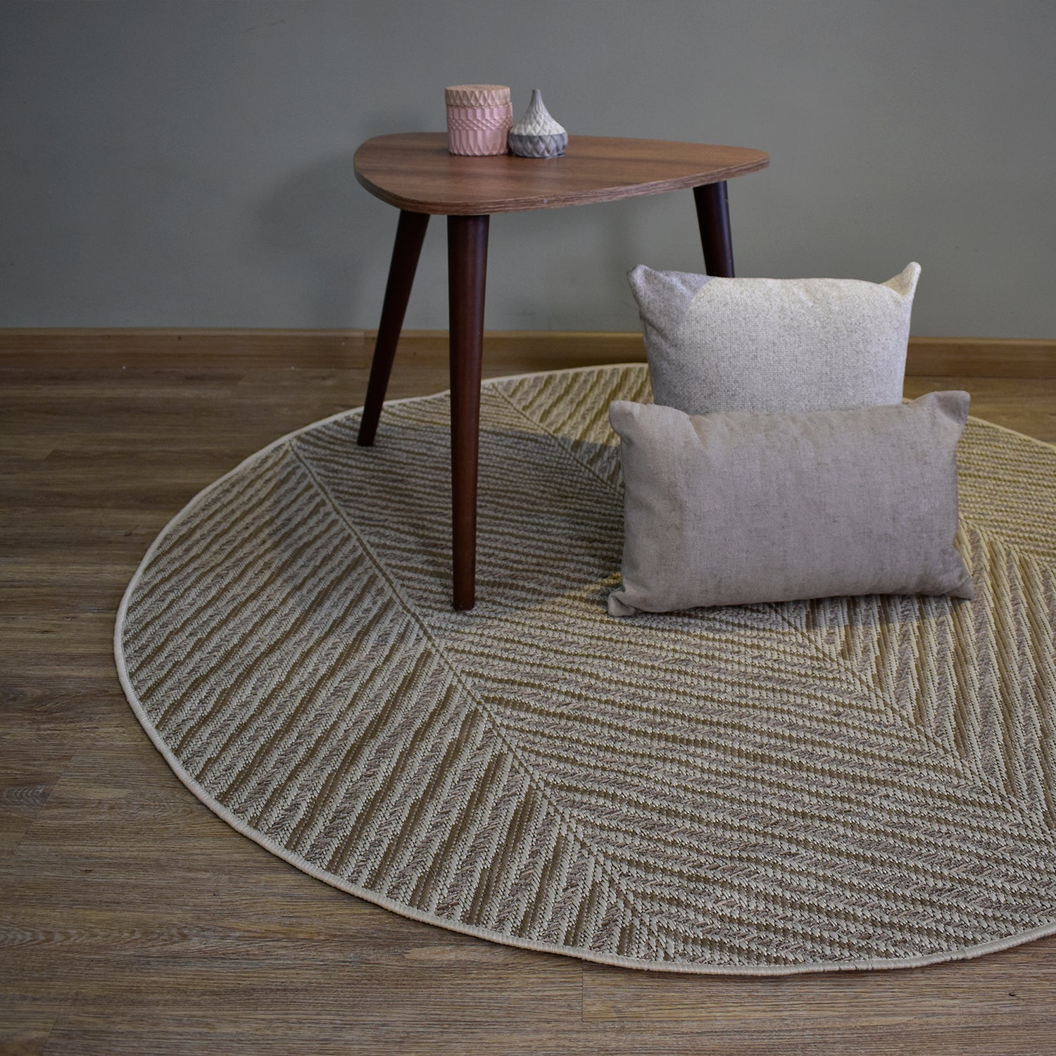 Alfombra 160X160 Condesa Jam 01 Natural