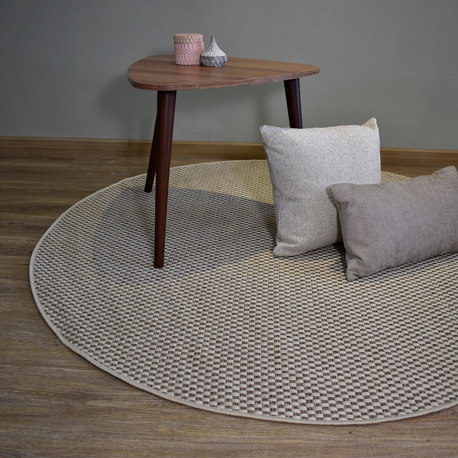 Alfombra 120X120 Condesa Jam 02 Natural