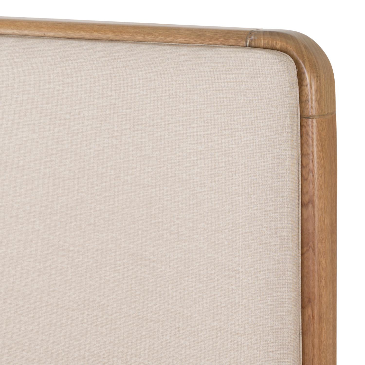 Cama Doble Donato Eurolino Marbella Marfil, Natural