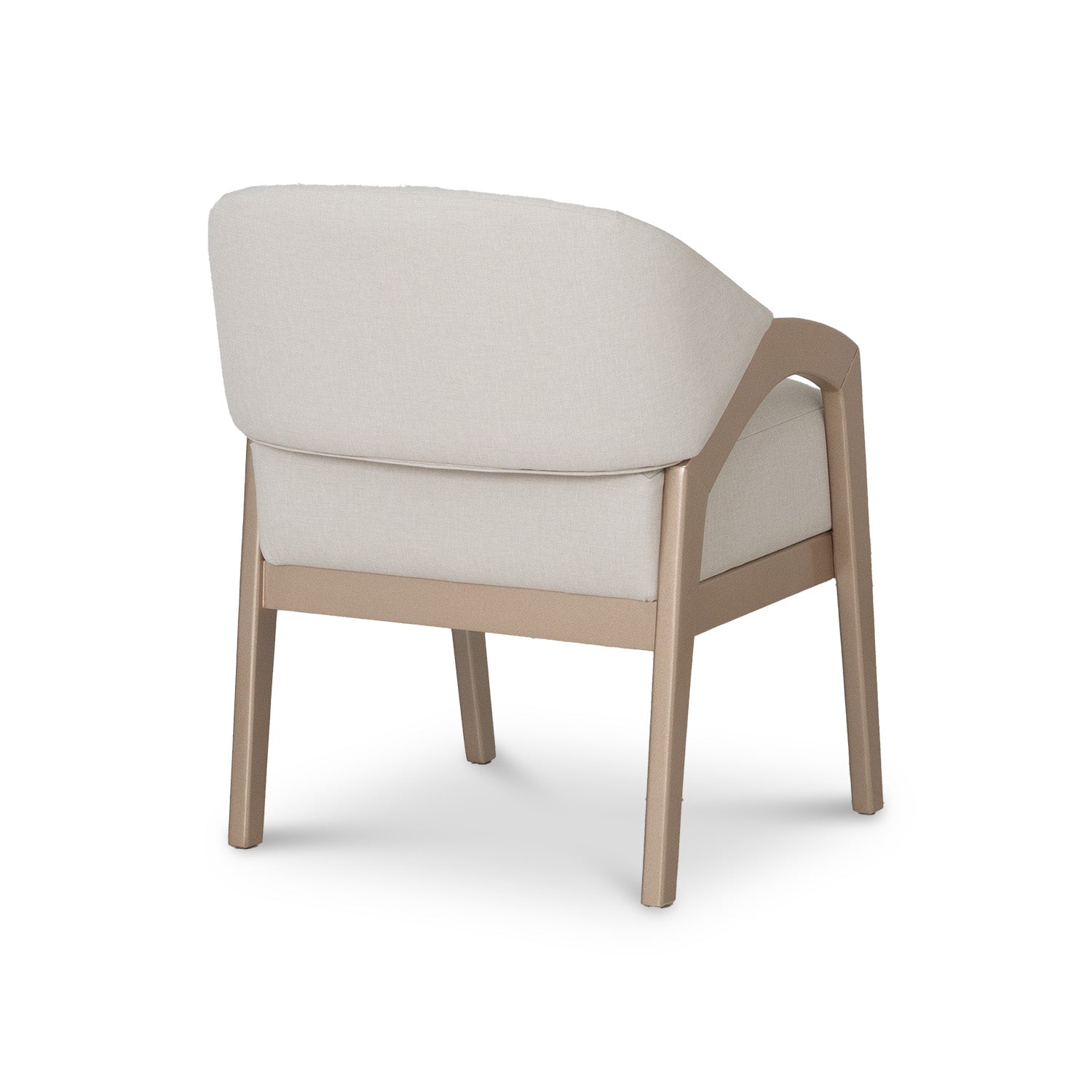 Poltrona Duncan Eurolino Blanco Puro, Champaña