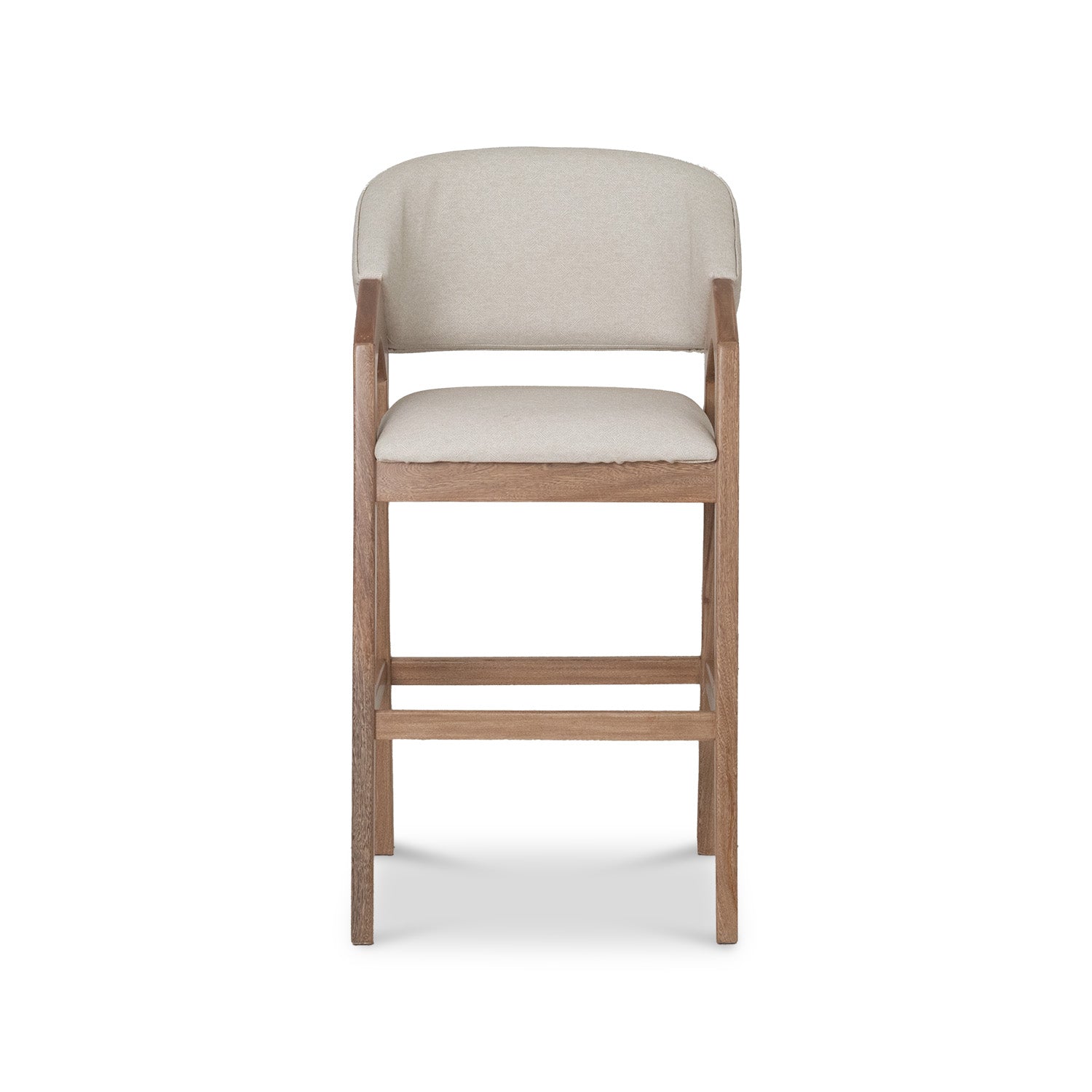 Silla Para Barra Capri Vitore Blanco Puro, Natural