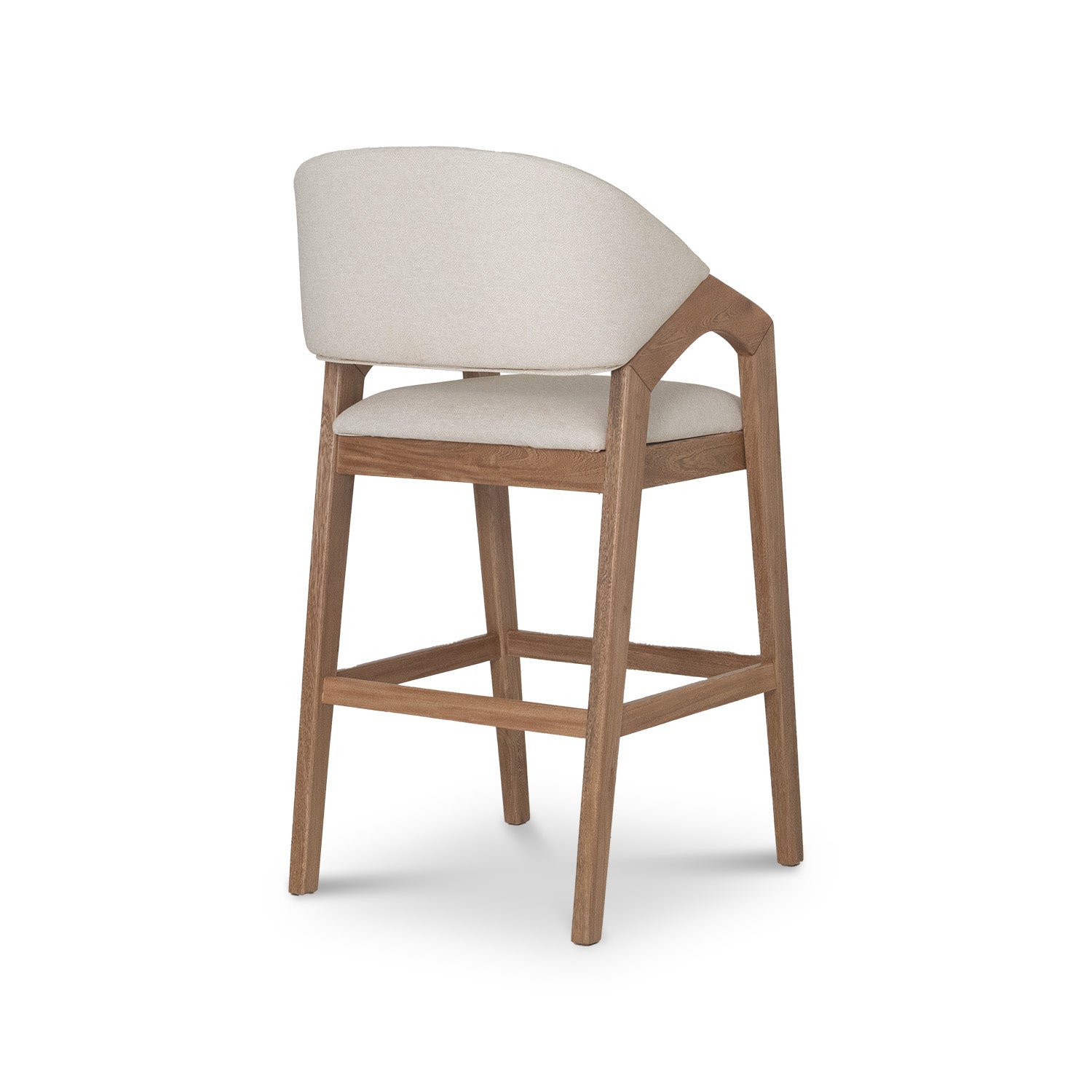 Silla Para Barra Capri Vitore Blanco Puro, Natural