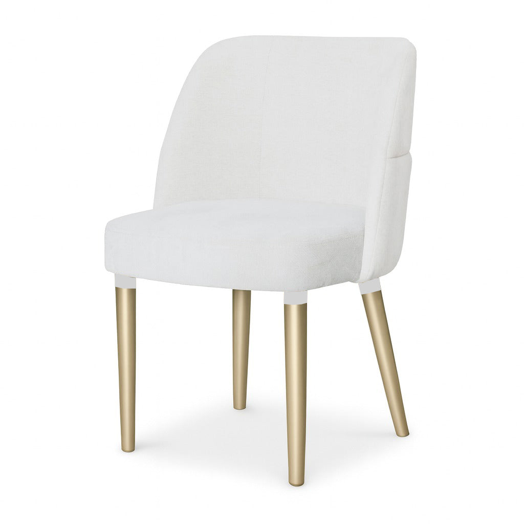 Comedor 6 Puestos Nicole Dash Marfil, Blanco Perla, Champaña