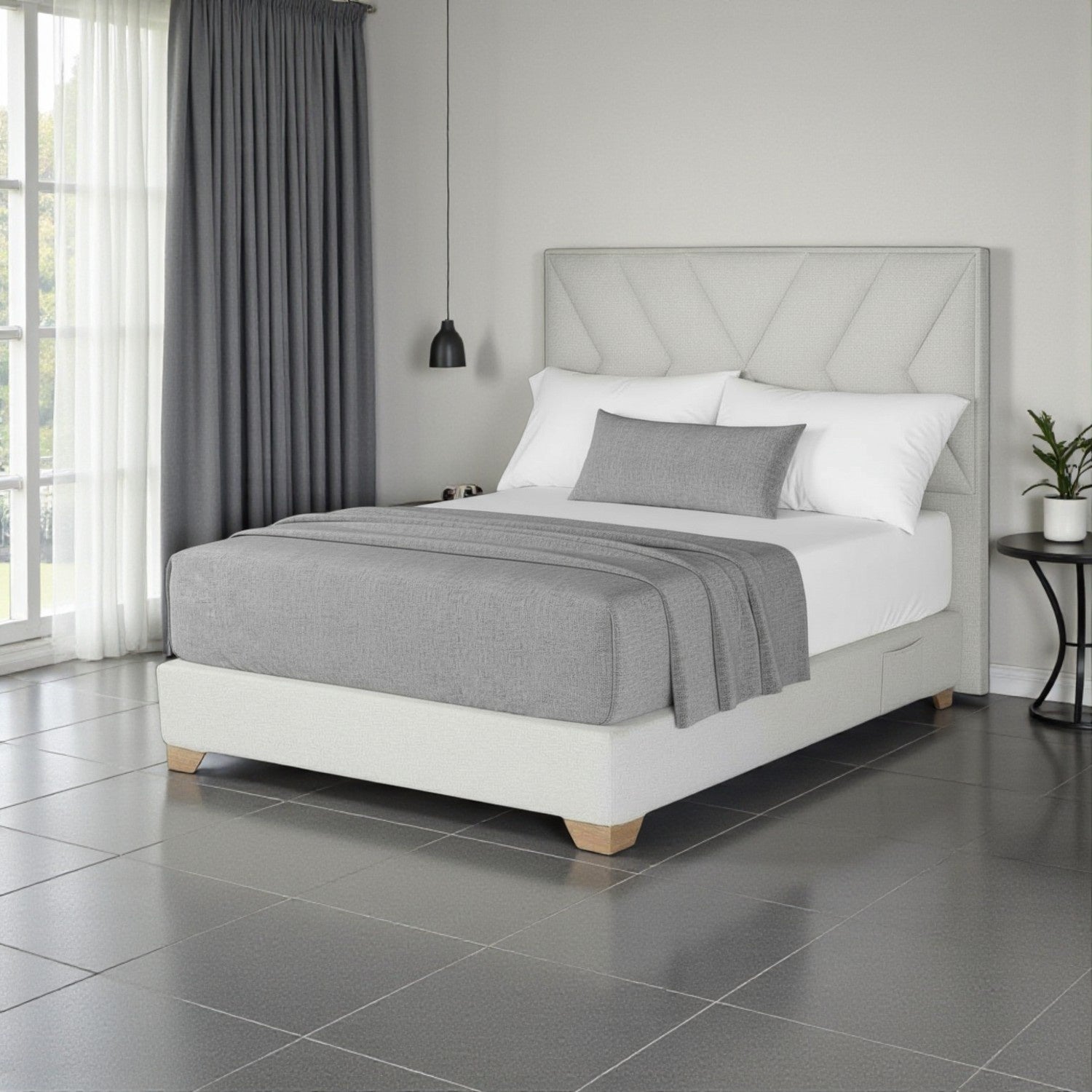 Combo Cabecero Vallarta + Base Cama Doble Taylor + Colchón Elite