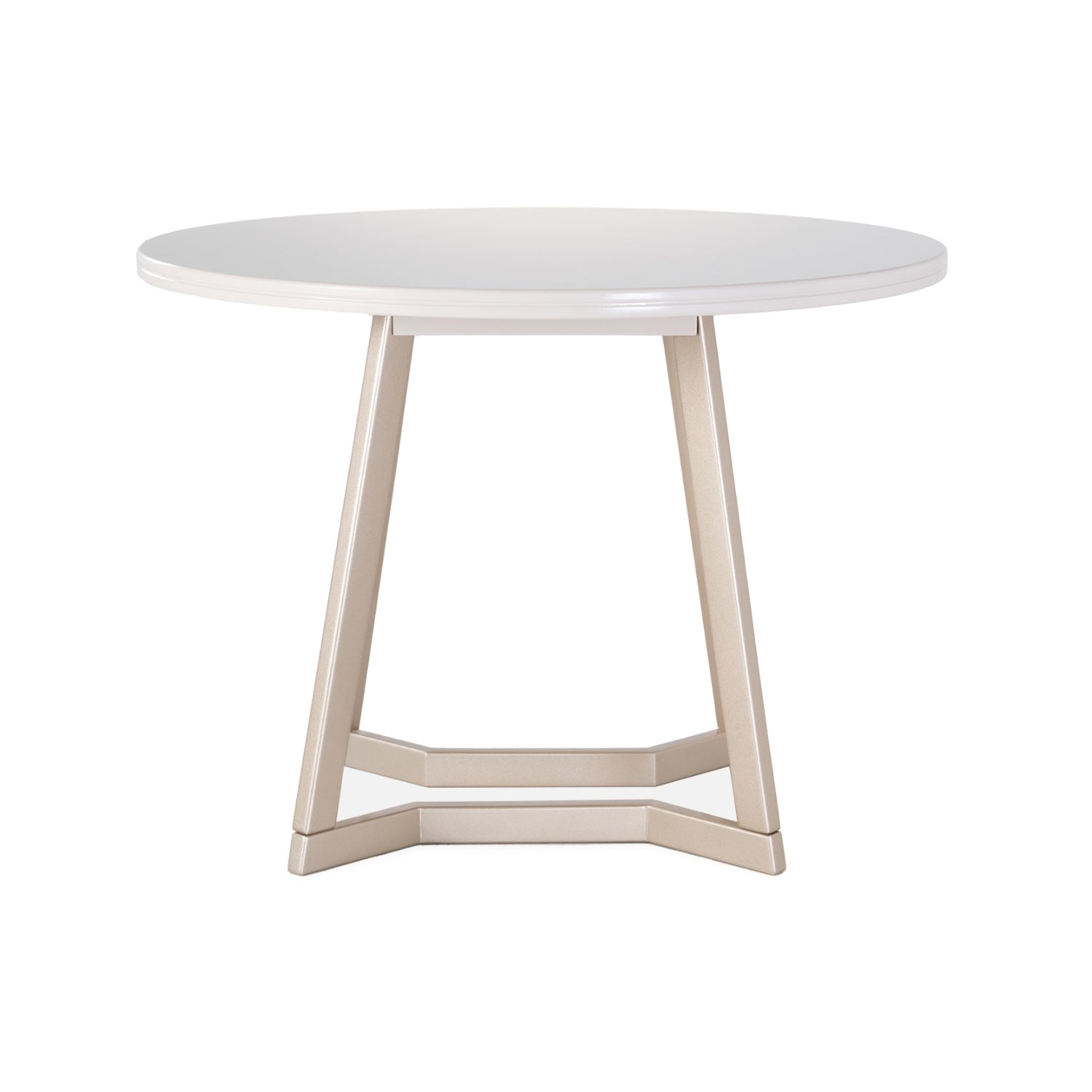 Comedor 4 Puestos Capri Estocolmo Blanco, Champaña