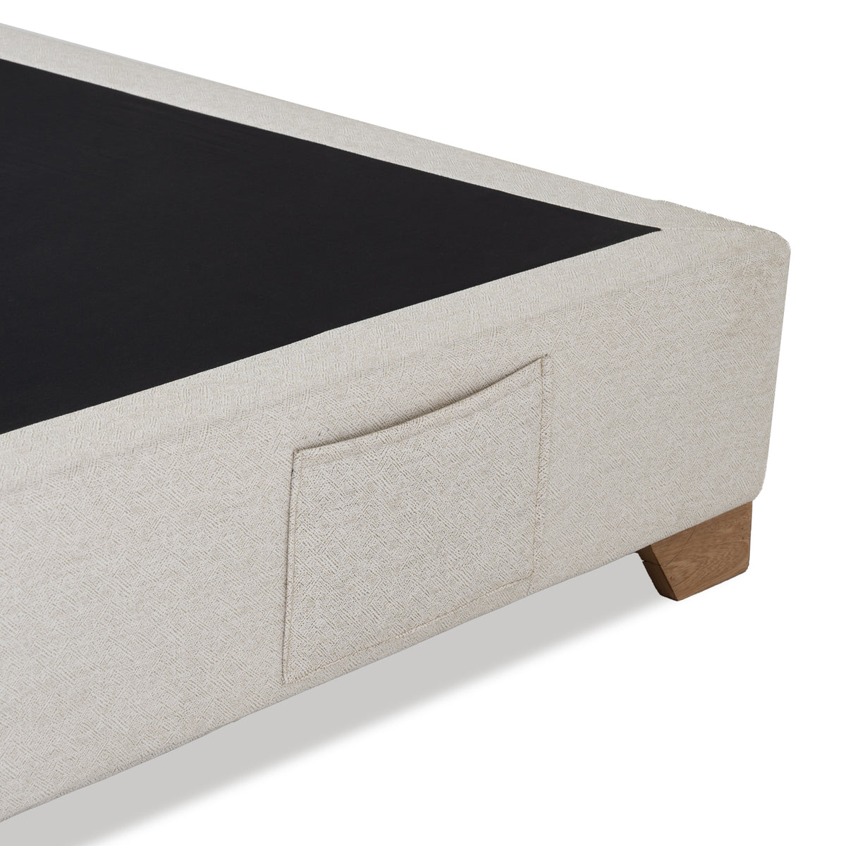 Base Cama Doble Taylor Eurolino Marfil Par