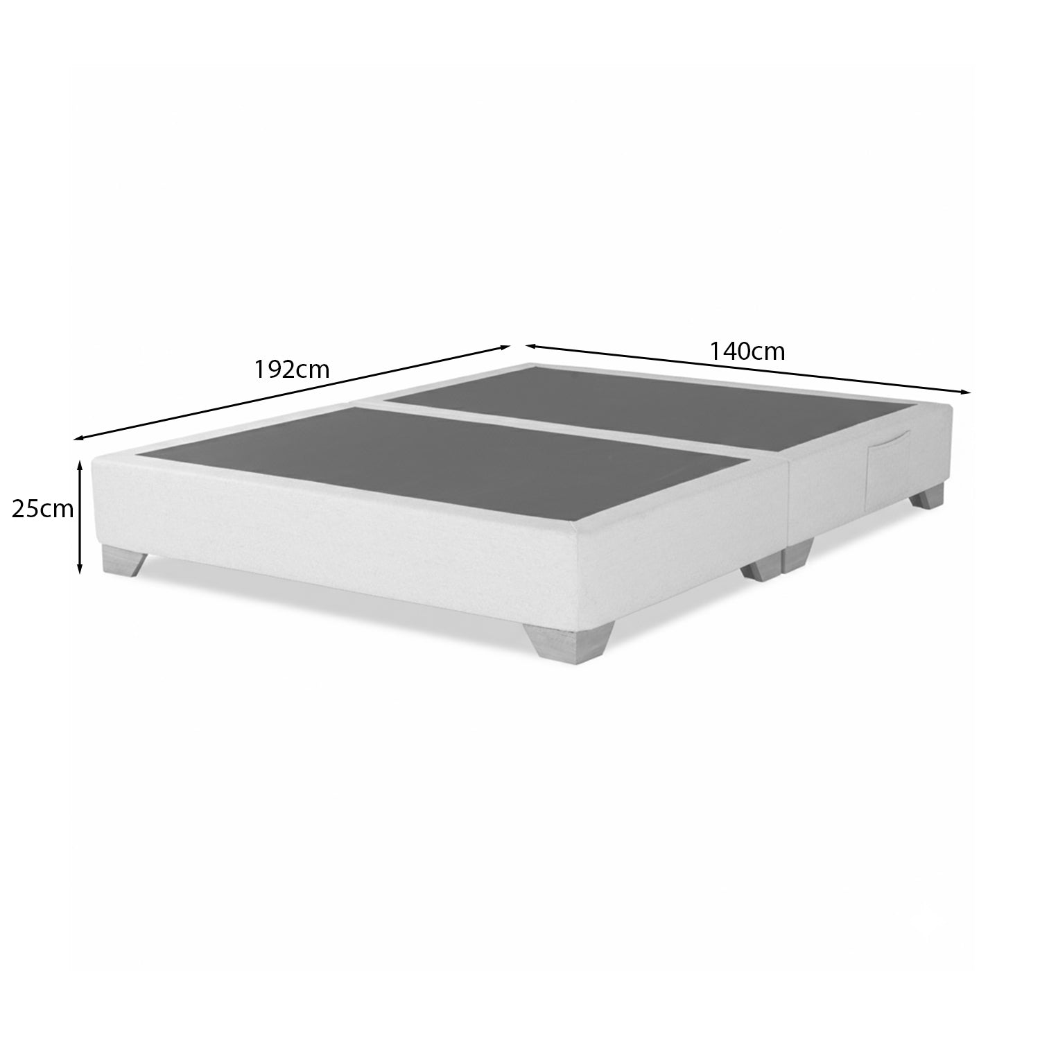 Base Cama Doble Taylor Eurolino Plata Par