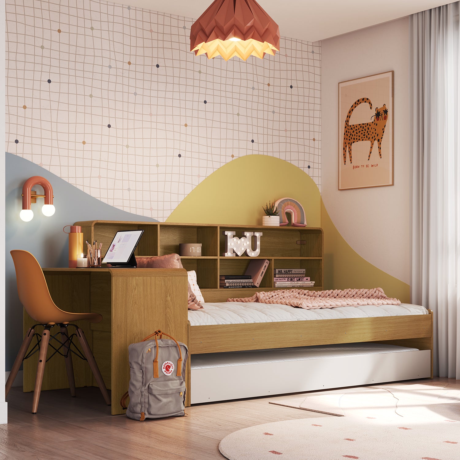 Cama Nido 1.00 Aliss Natural, Off White