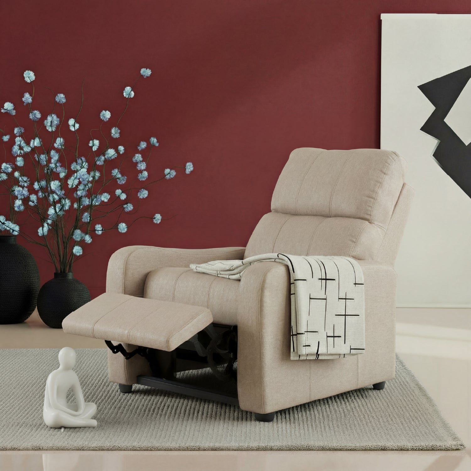 Sillón Reclinable Daytona Eurolino Marbella Beige