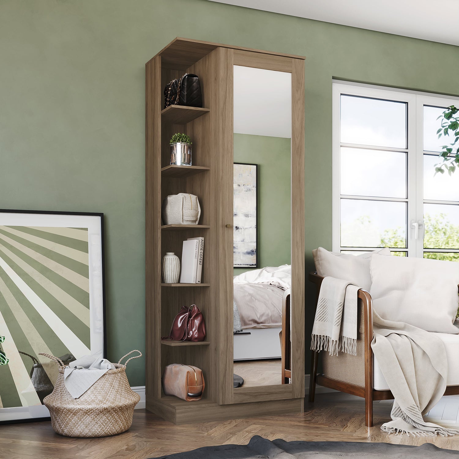 Organizador de Zapatos Molly Natural 69X179X38