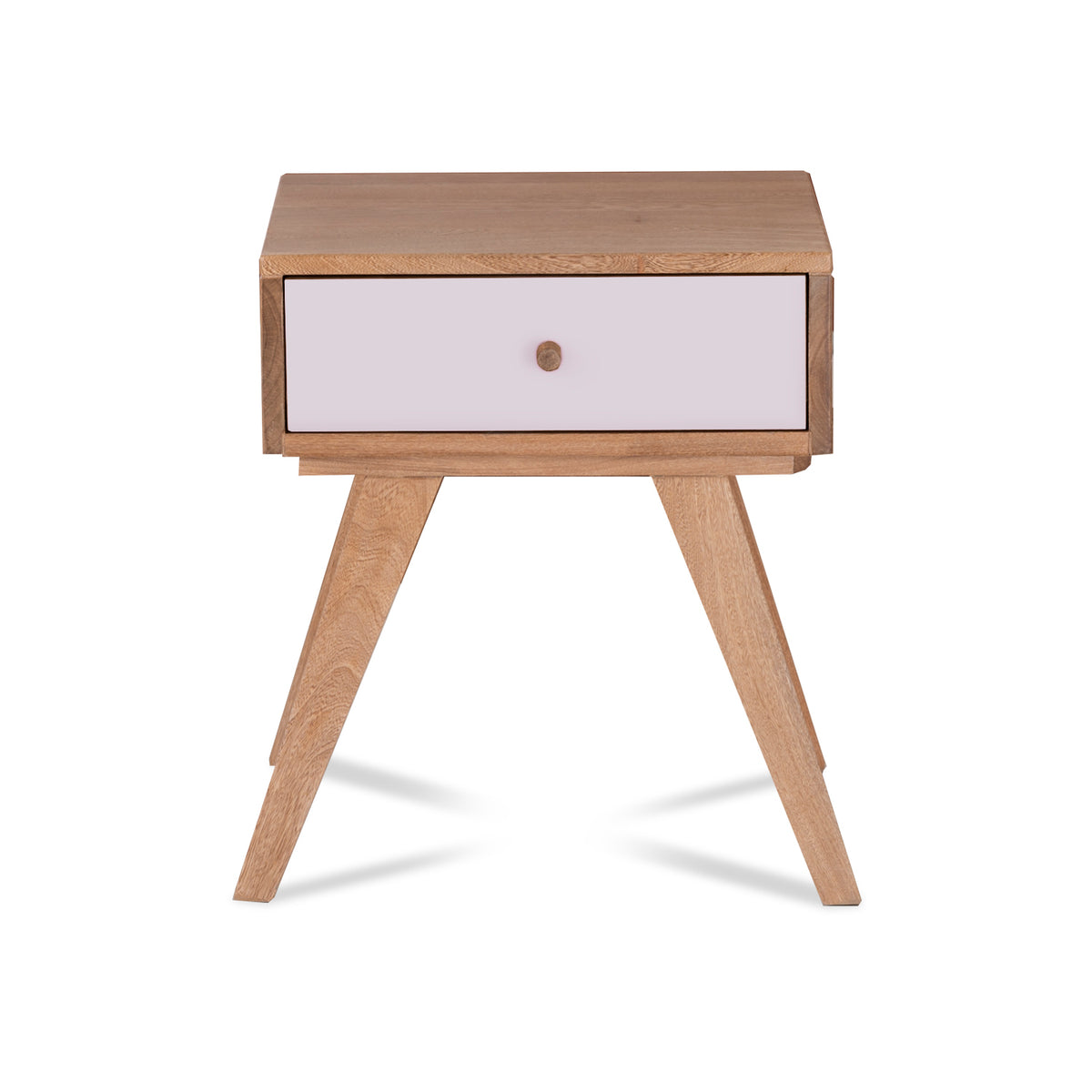 Mesa De Noche Nepal Off White, Natural