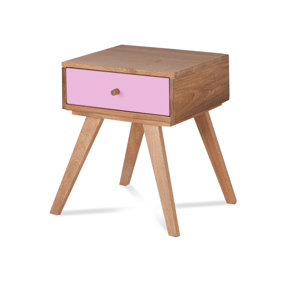 Mesa De Noche Nepal Rosa, Natural