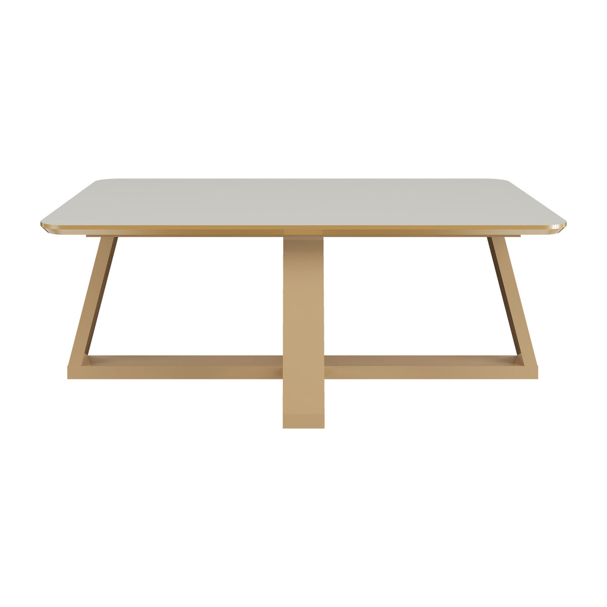Mesa de Centro Andy 35X90X60 Off White, Champaña