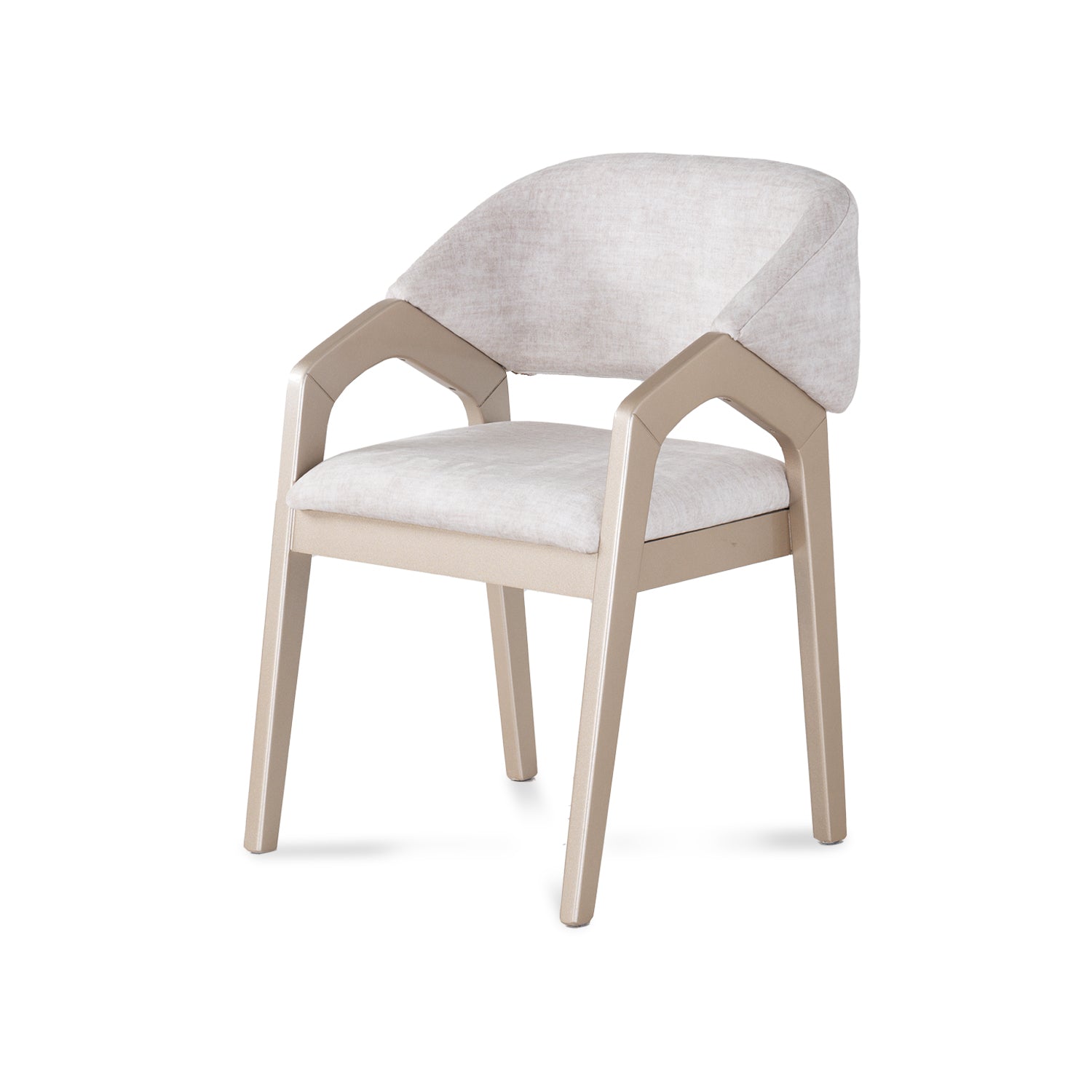 Comedor 4 Puestos Capri Atlas Marmol, Champaña*