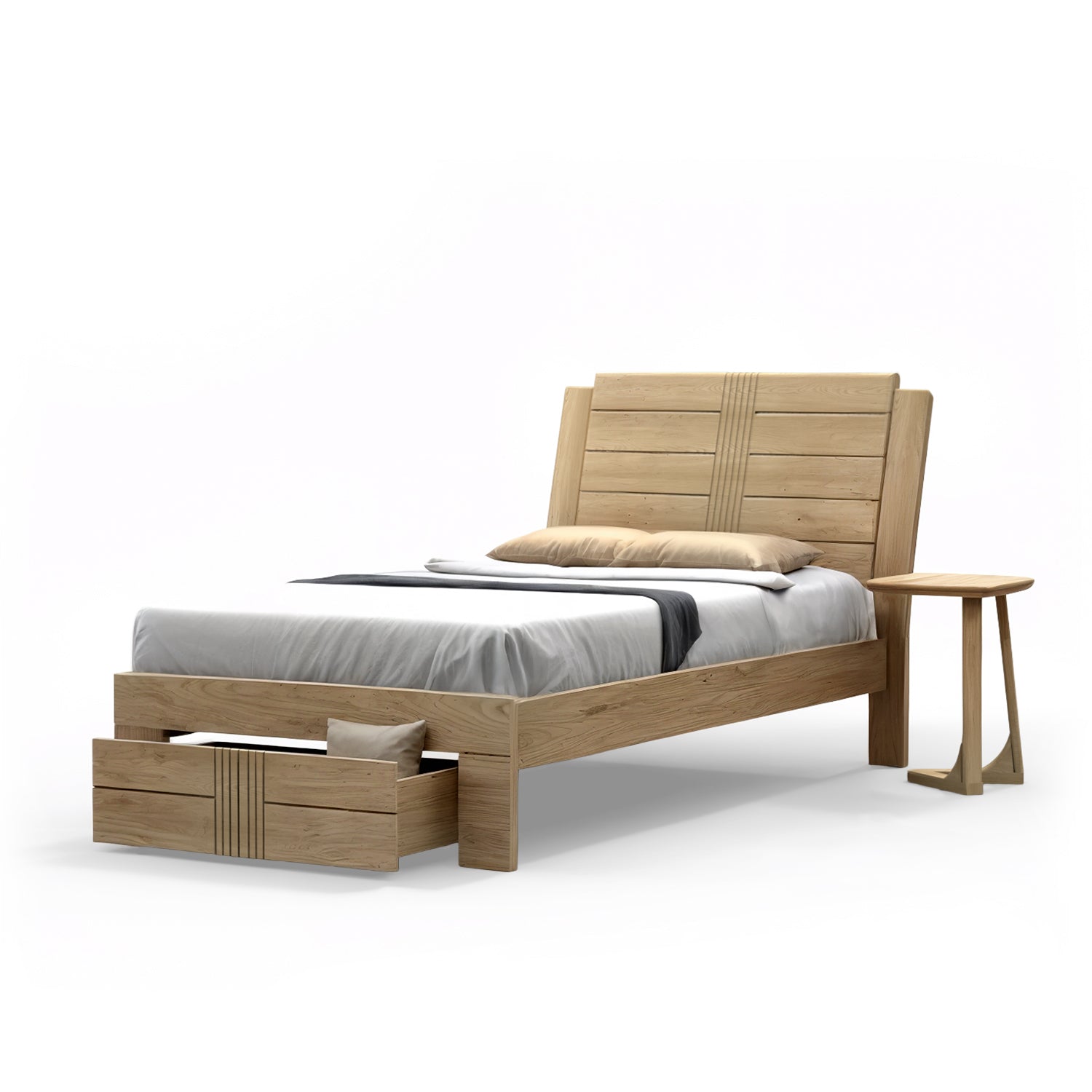 Cama 1.00 Ibiza Natural