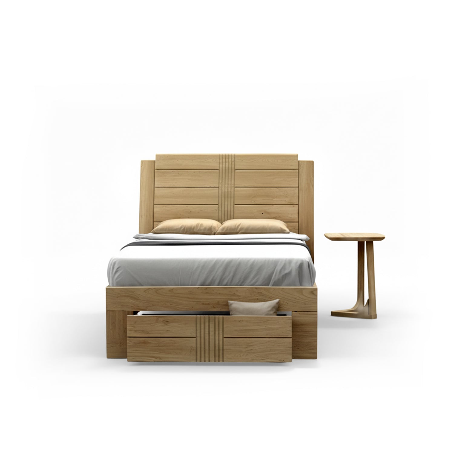 Cama 1.00 Ibiza Natural