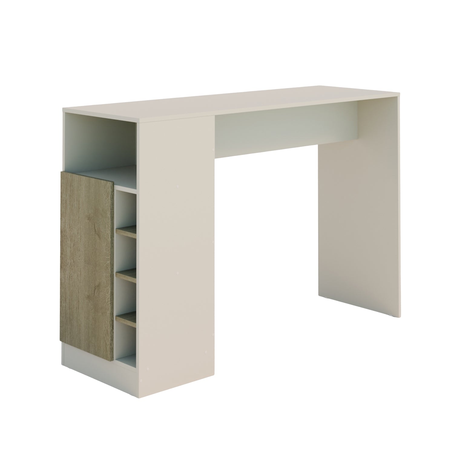 Mesa Bar Auxiliar Capri 136X92X45 Off White, Natural