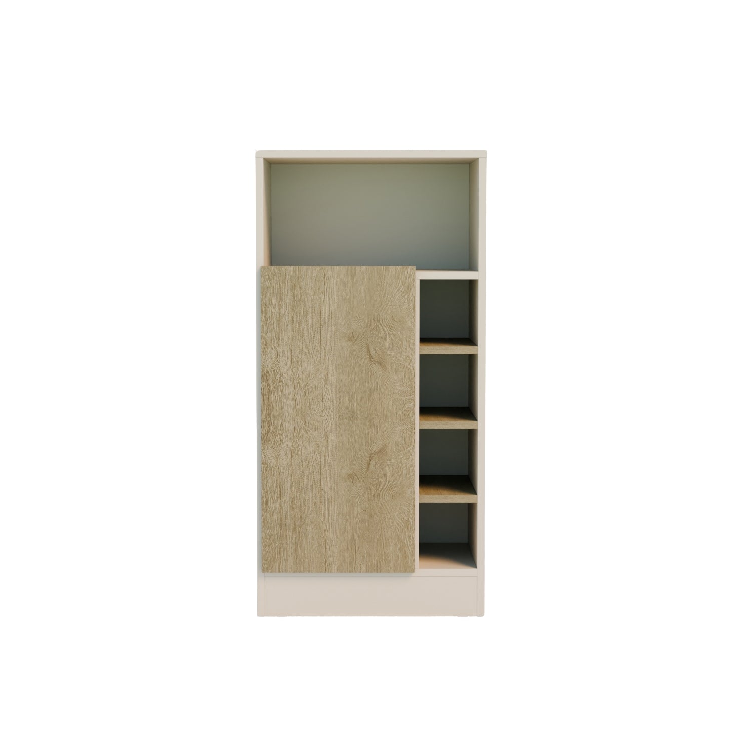 Mesa Bar Auxiliar Capri 136X92X45 Off White, Natural