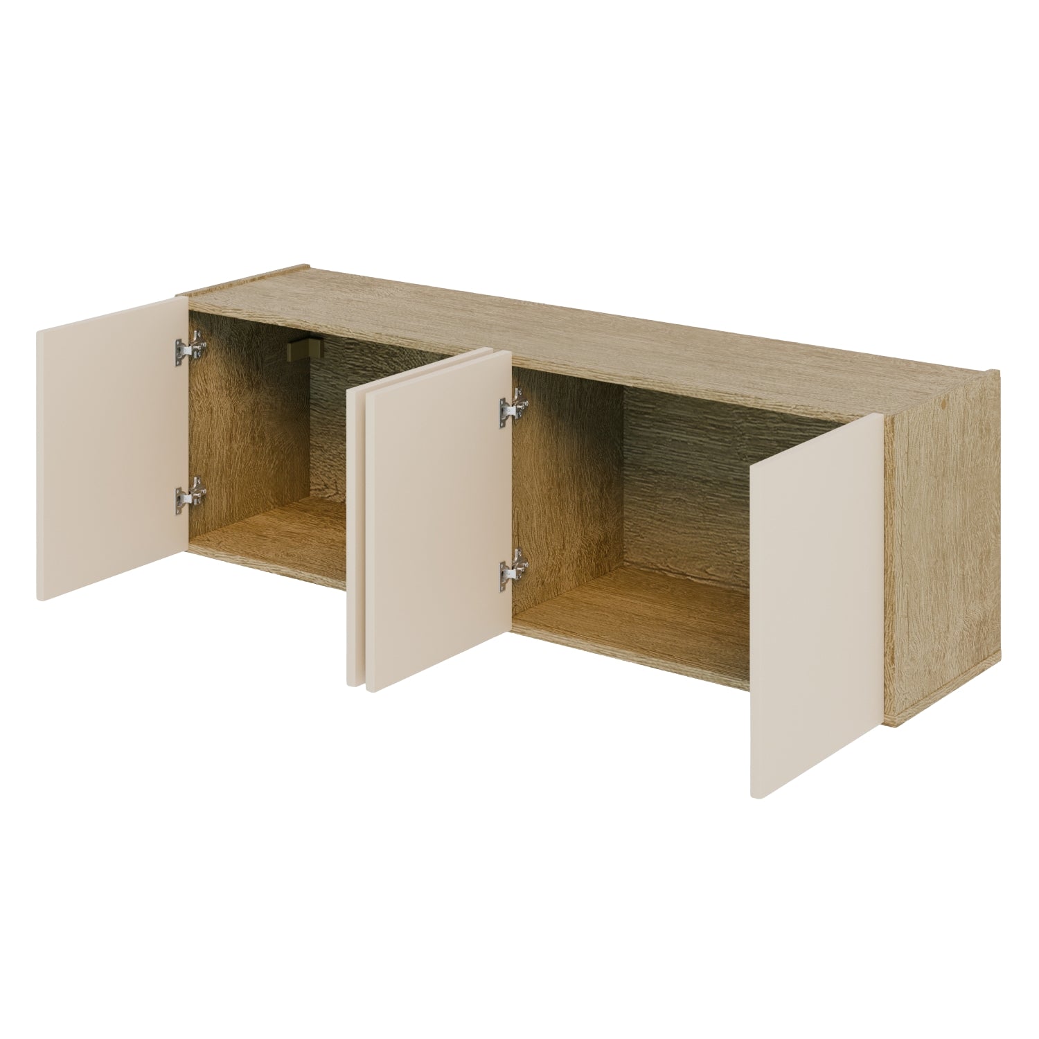 Consola Flotante Carla 123X39X31 Natural, Off White
