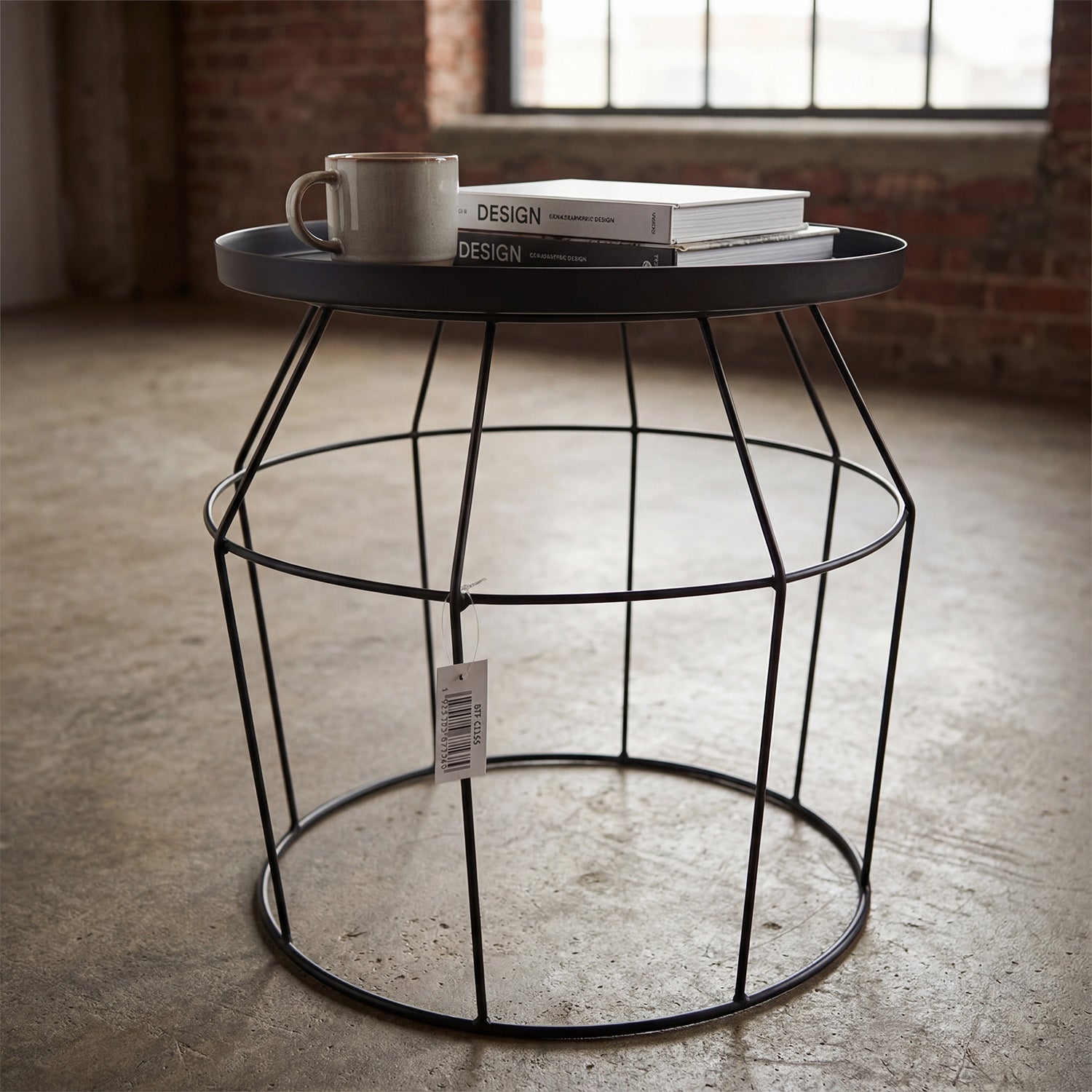 Mesa Auxiliar Abel 30X30X32Cm Neg F241