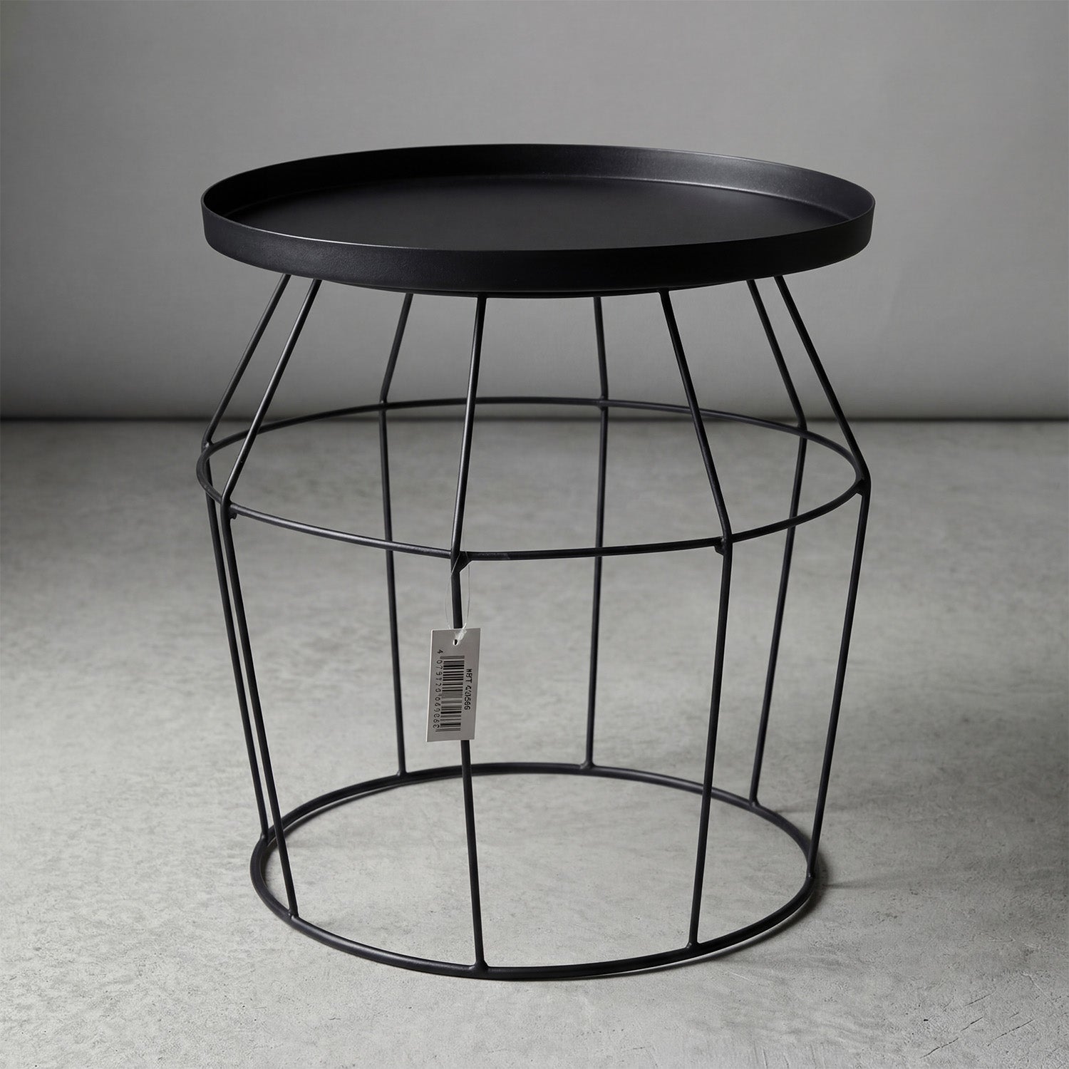 Mesa Auxiliar Abel 30X30X32Cm Neg F241
