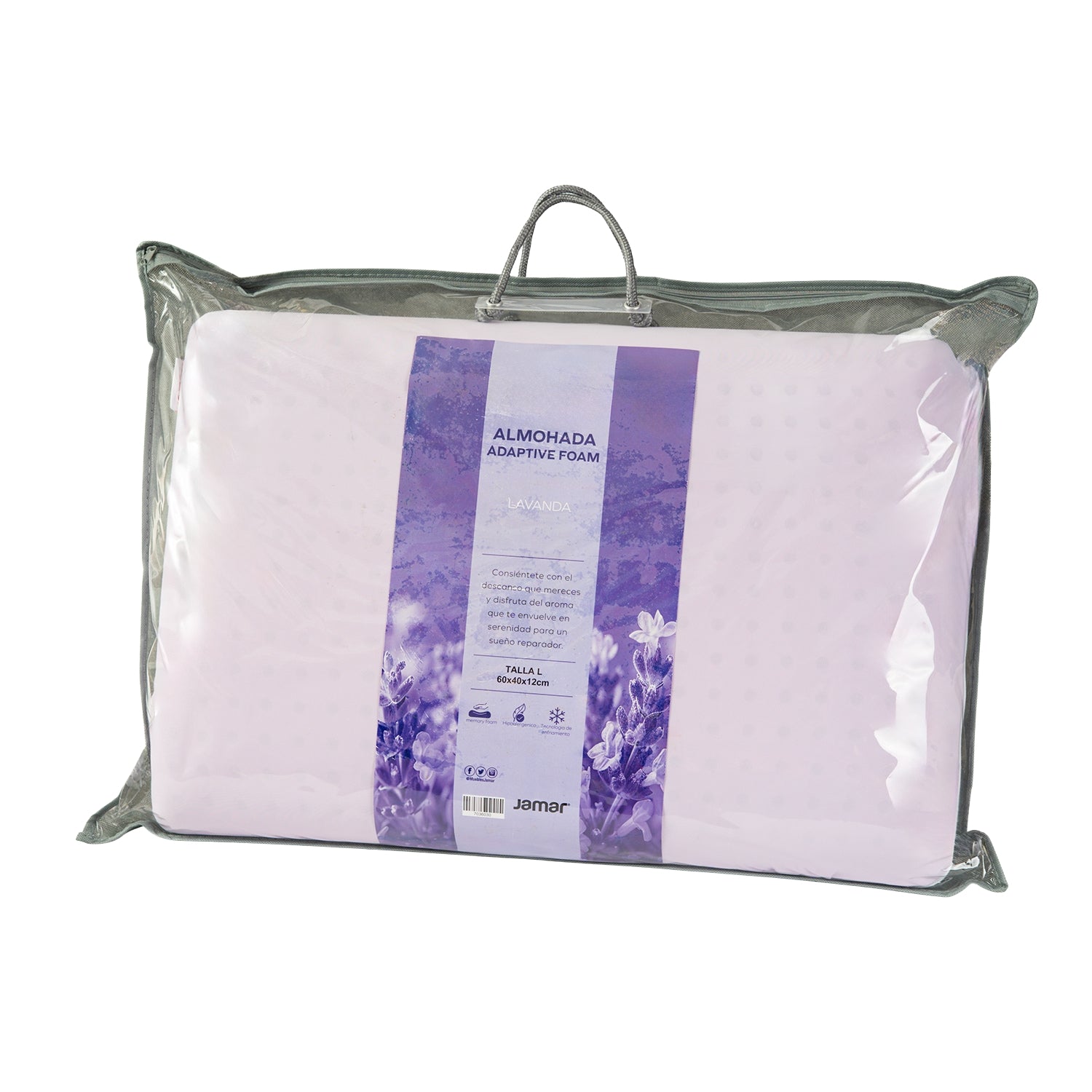 Almohada Adaptive Foam Lavanda Talla S