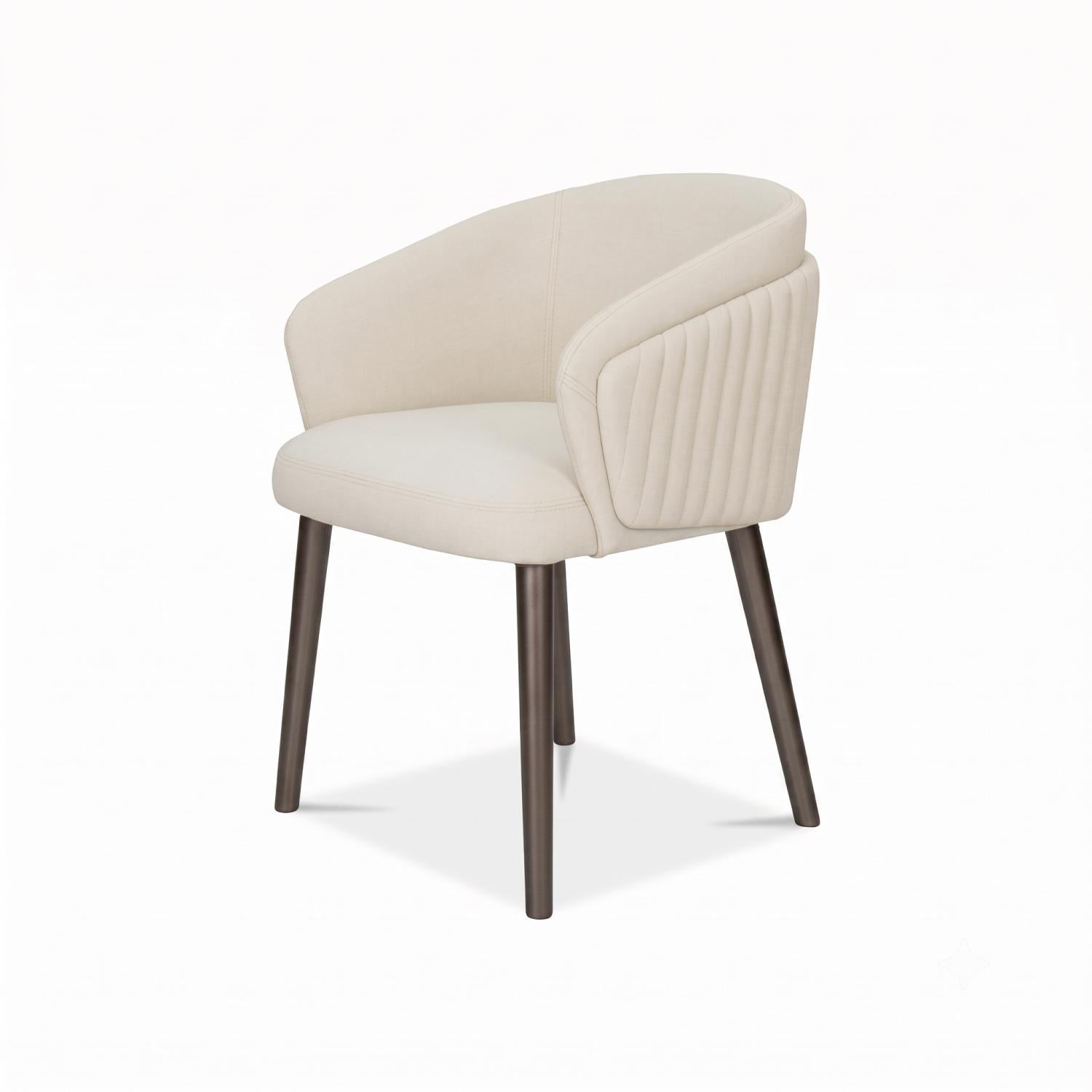 Comedor 6 Puestos Damasco Boucle Ferrero Beige, Taupe Perla