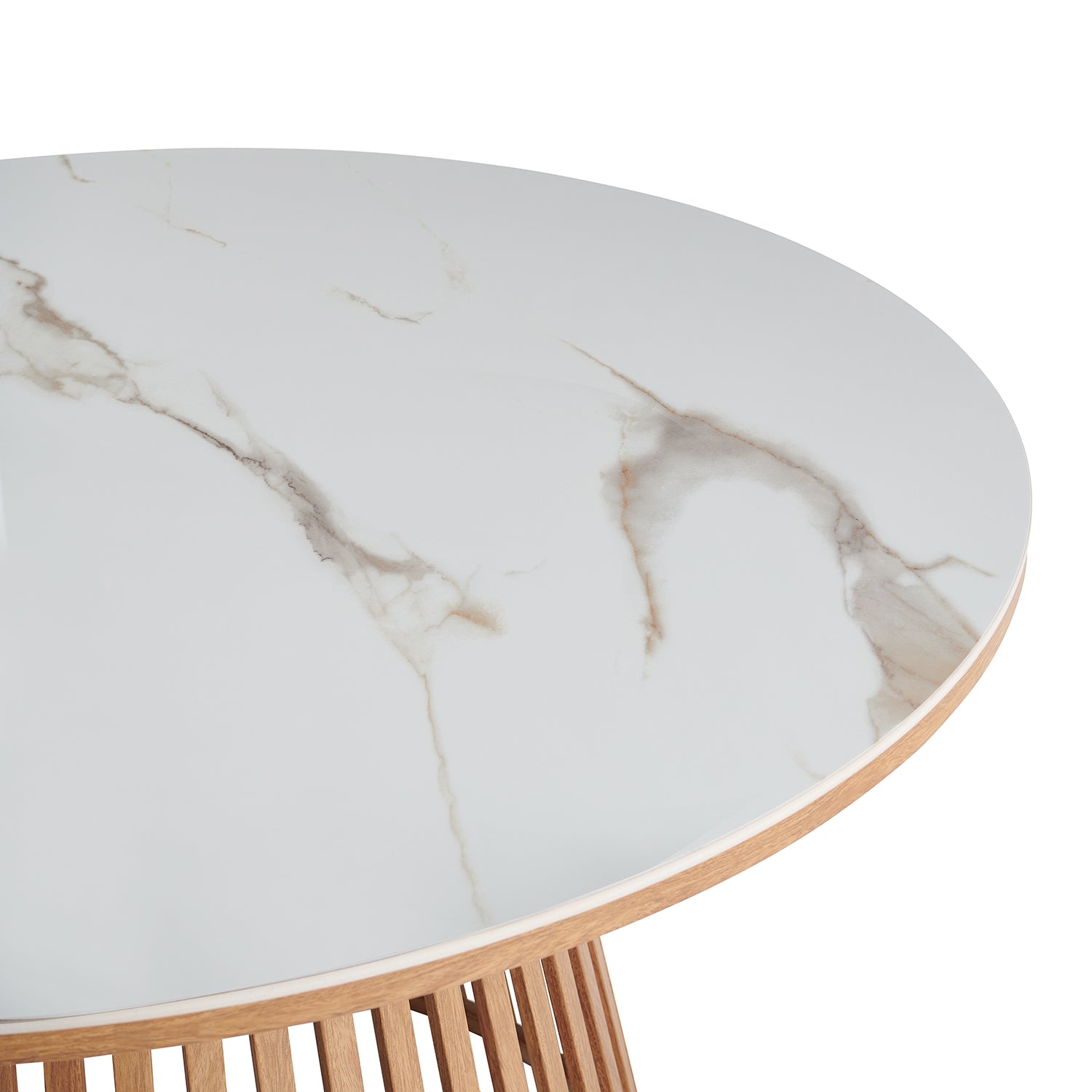 Comedor 6 Puestos Donato Beige, Natural Sinterizado