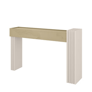 Consola Vero Off White, Champaña 129X79X30