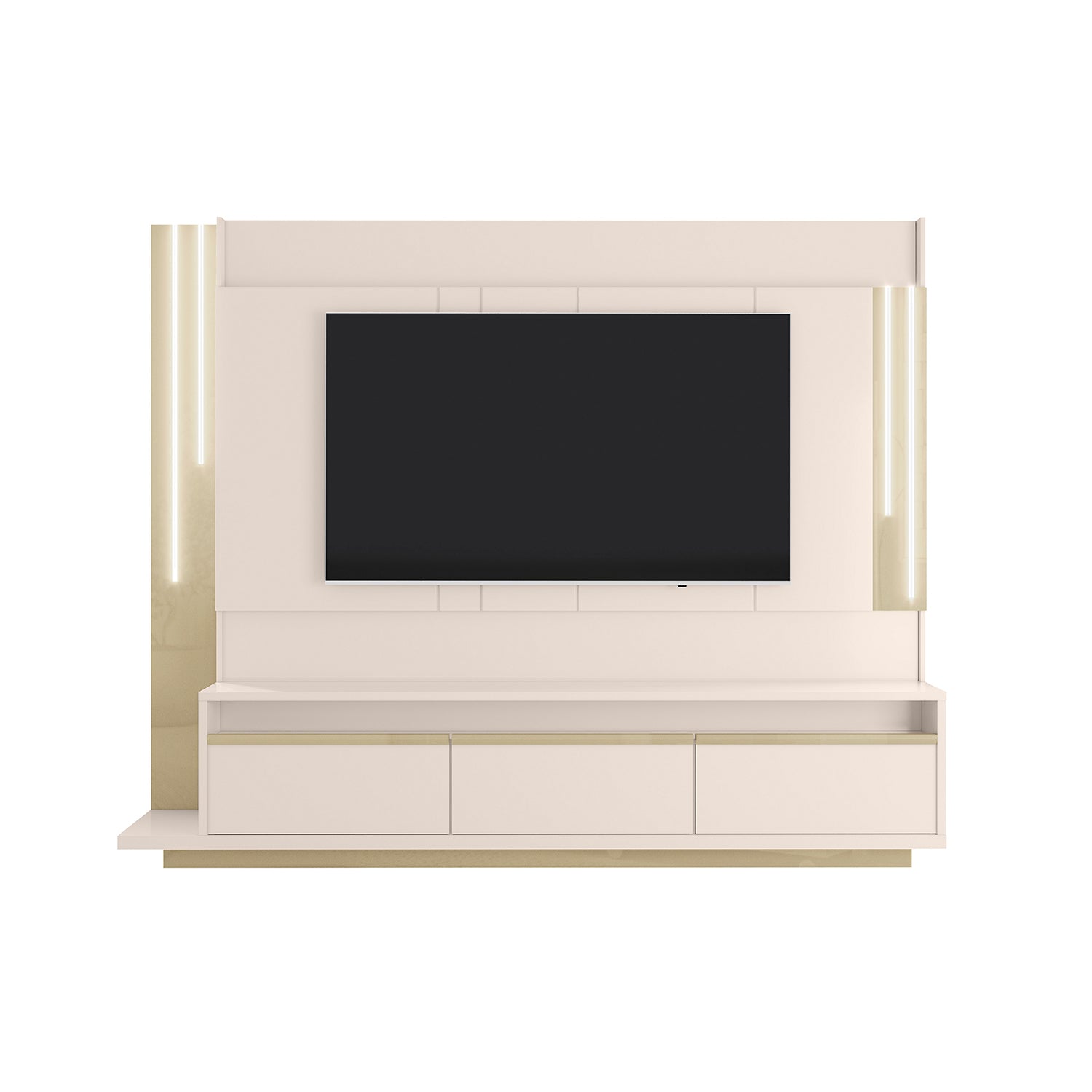 Centro De Entretenimiento Smart Off White, Champaña 240X192