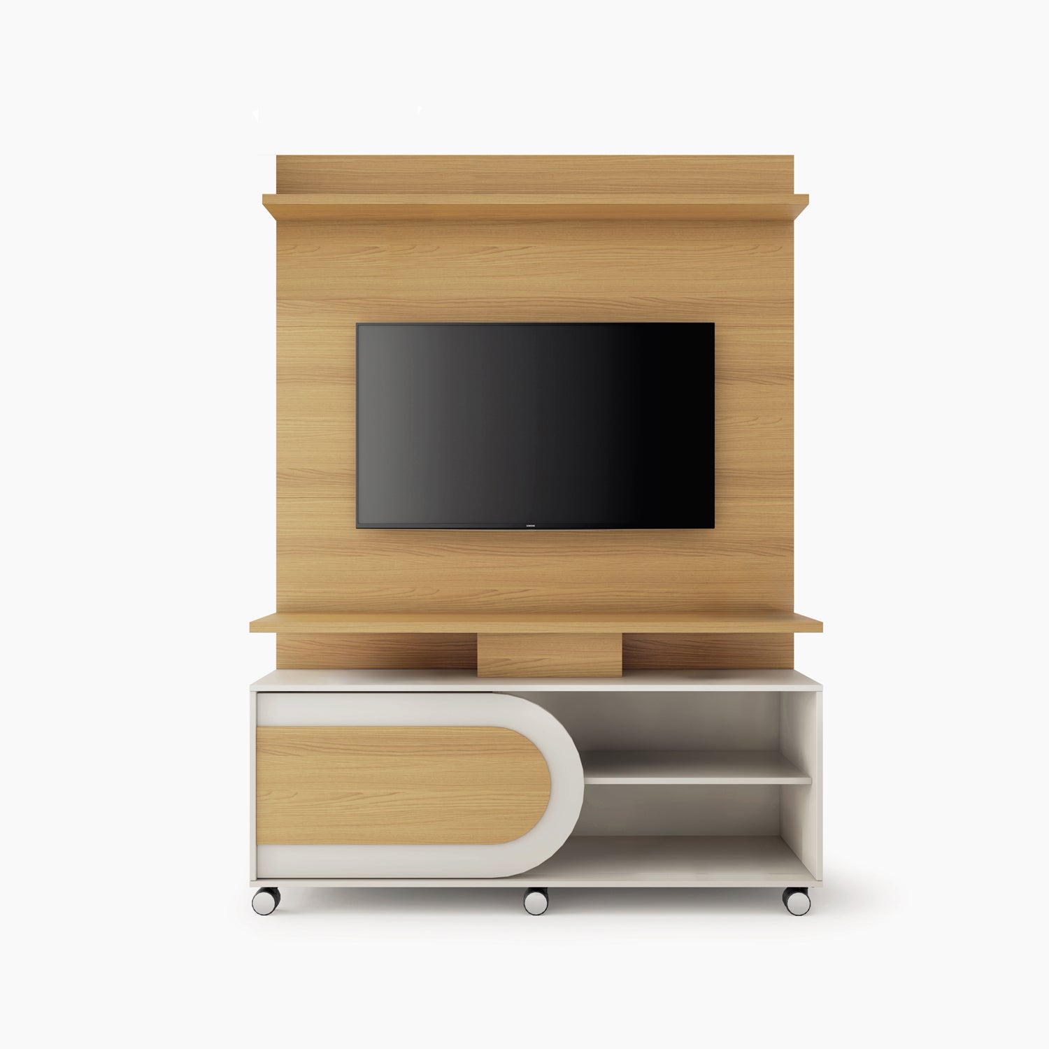 Centro De Entretenimiento Orly  Natural, Off White 136X190X39