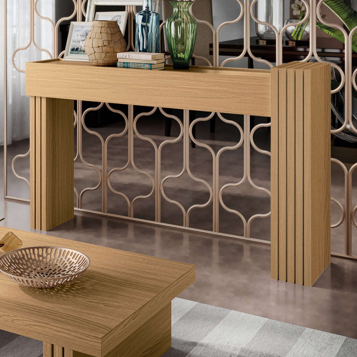 Consola Vero Natural 129X79X30