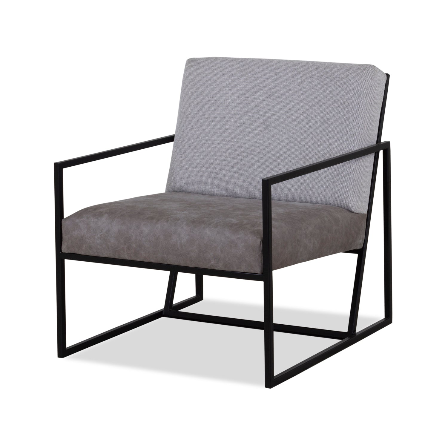 Poltrona Robi Lino Bali Home Taupe y Negro